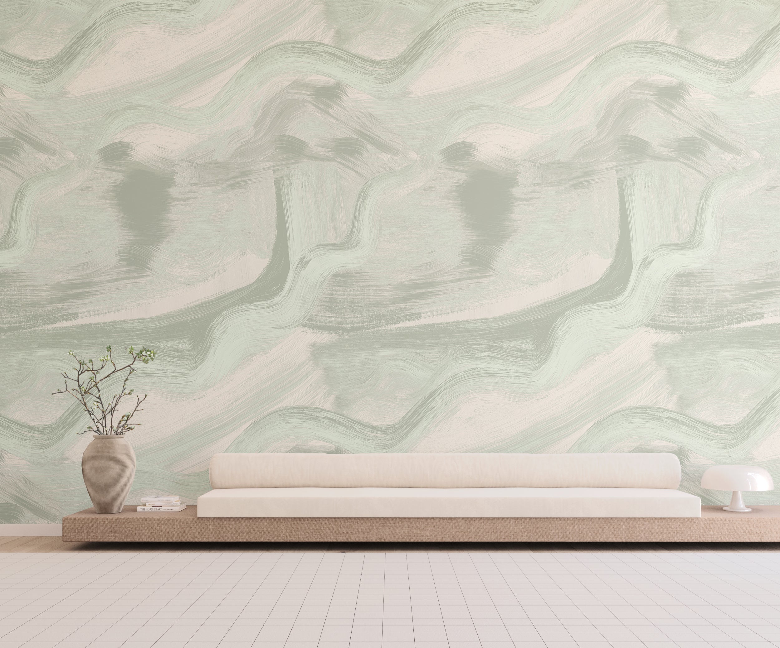 Modern Art© Mural Wallpaper in mint