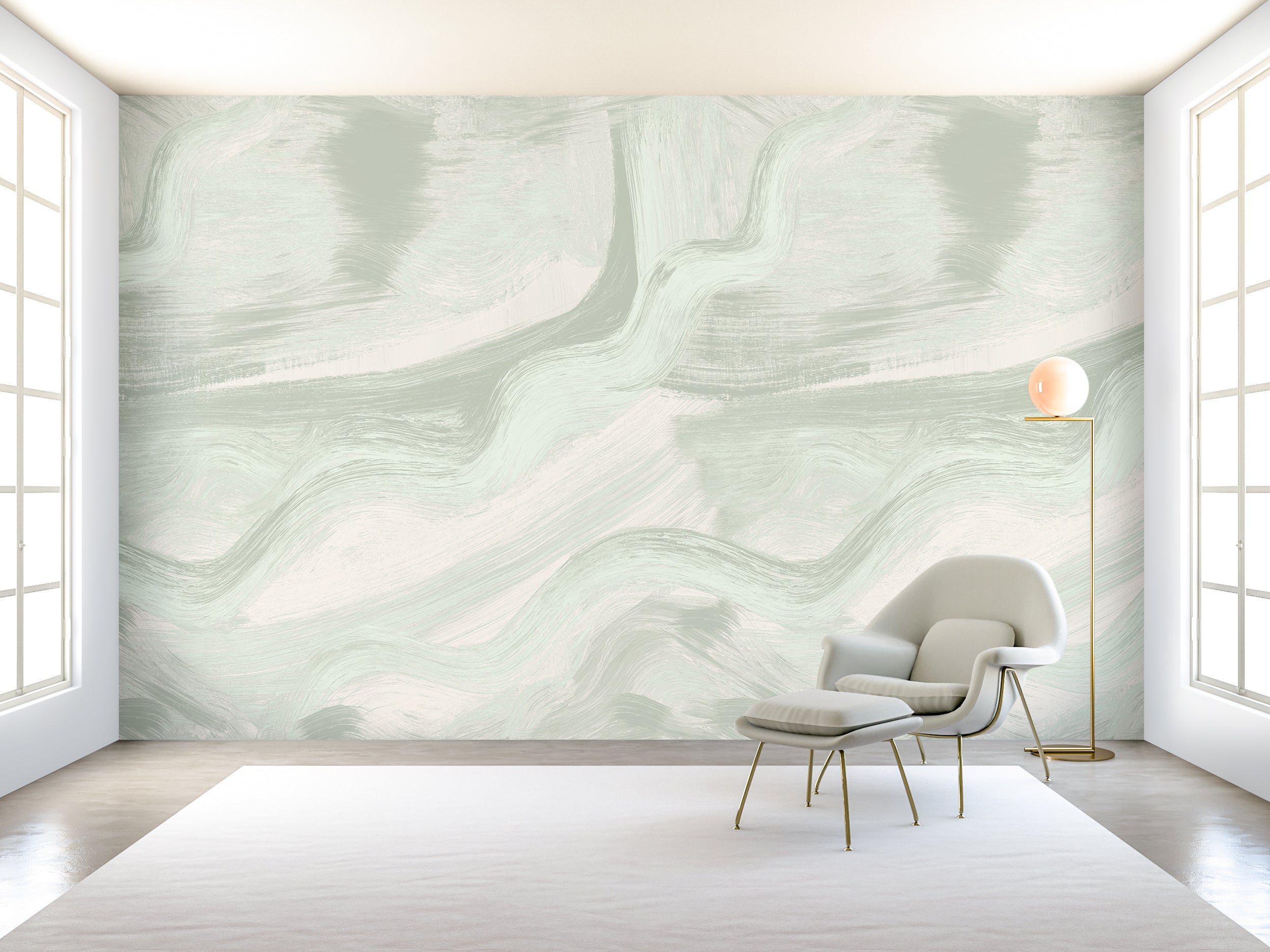 Modern Art© Mural Wallpaper in mint