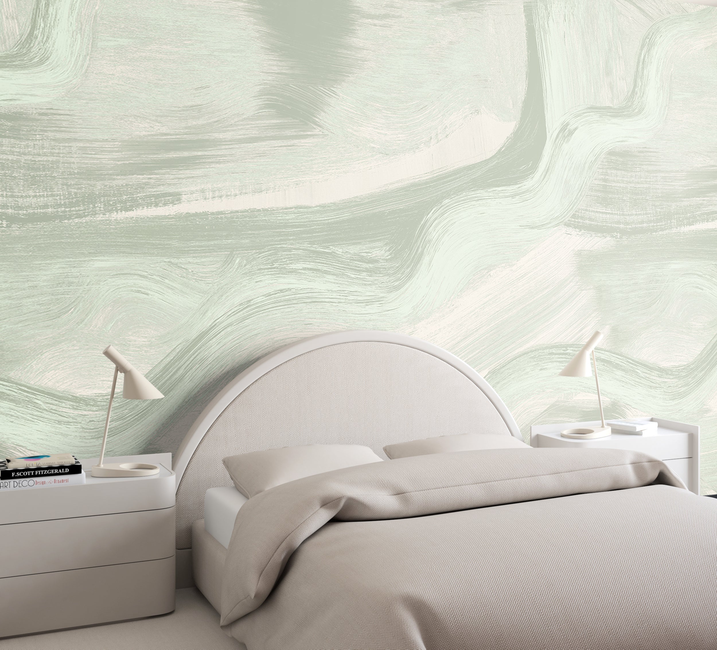 Modern Art© Mural Wallpaper in mint