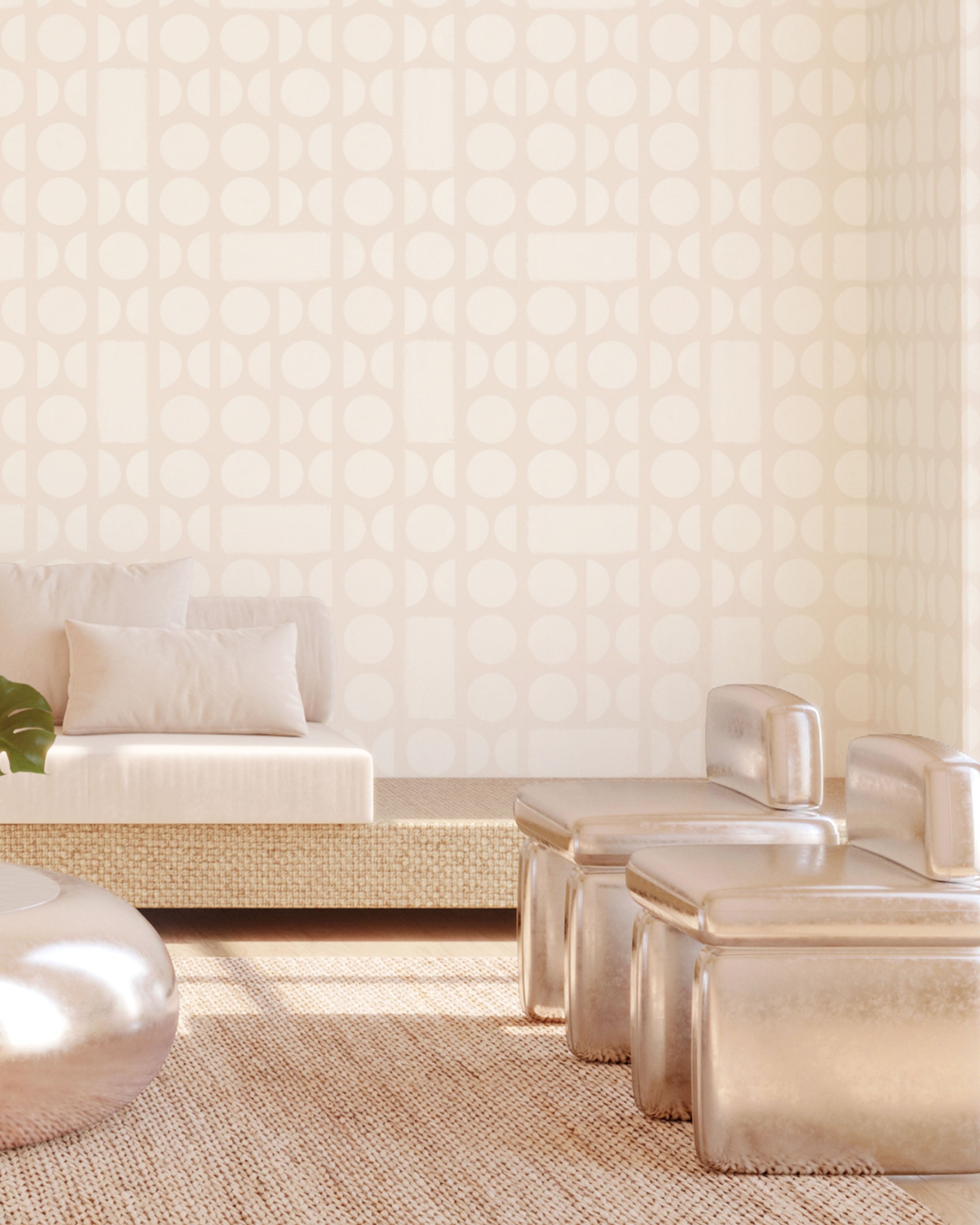 Nova© Wallpaper in Cremé