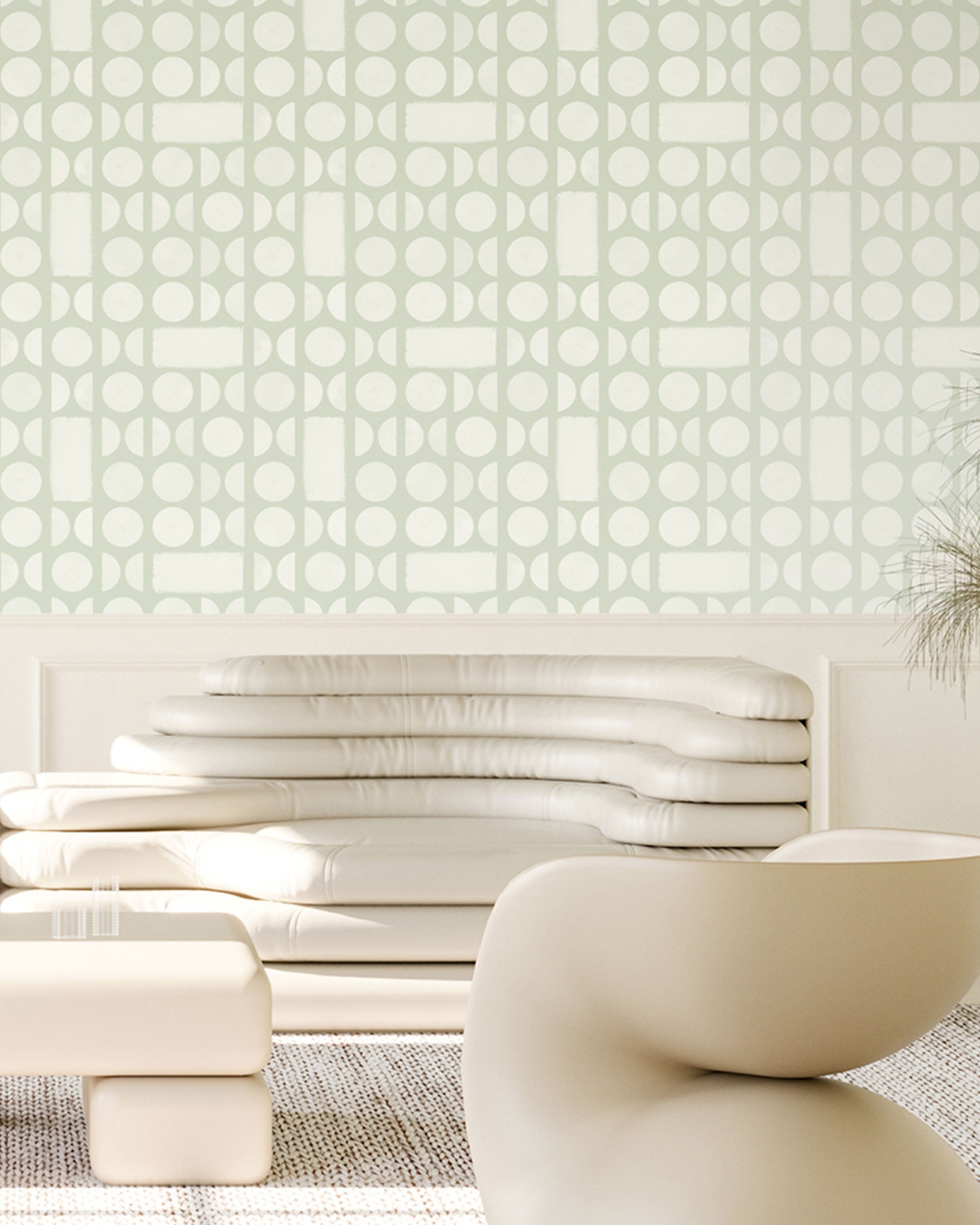 Nova© Wallpaper in Sage