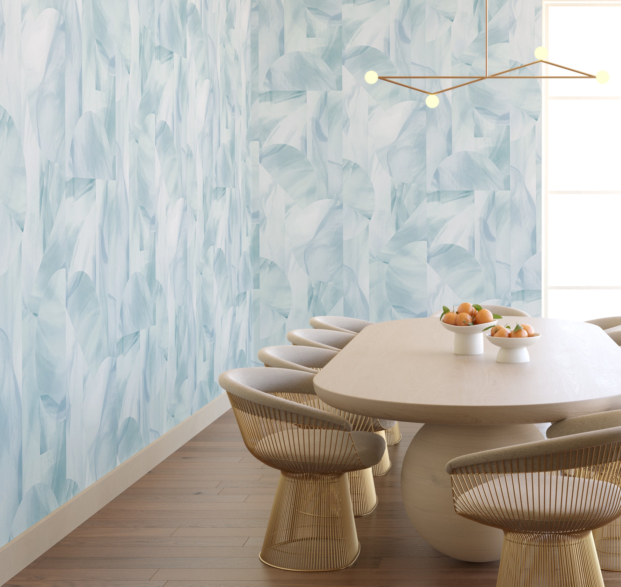 Onyx Rock© Wallpaper in Blue