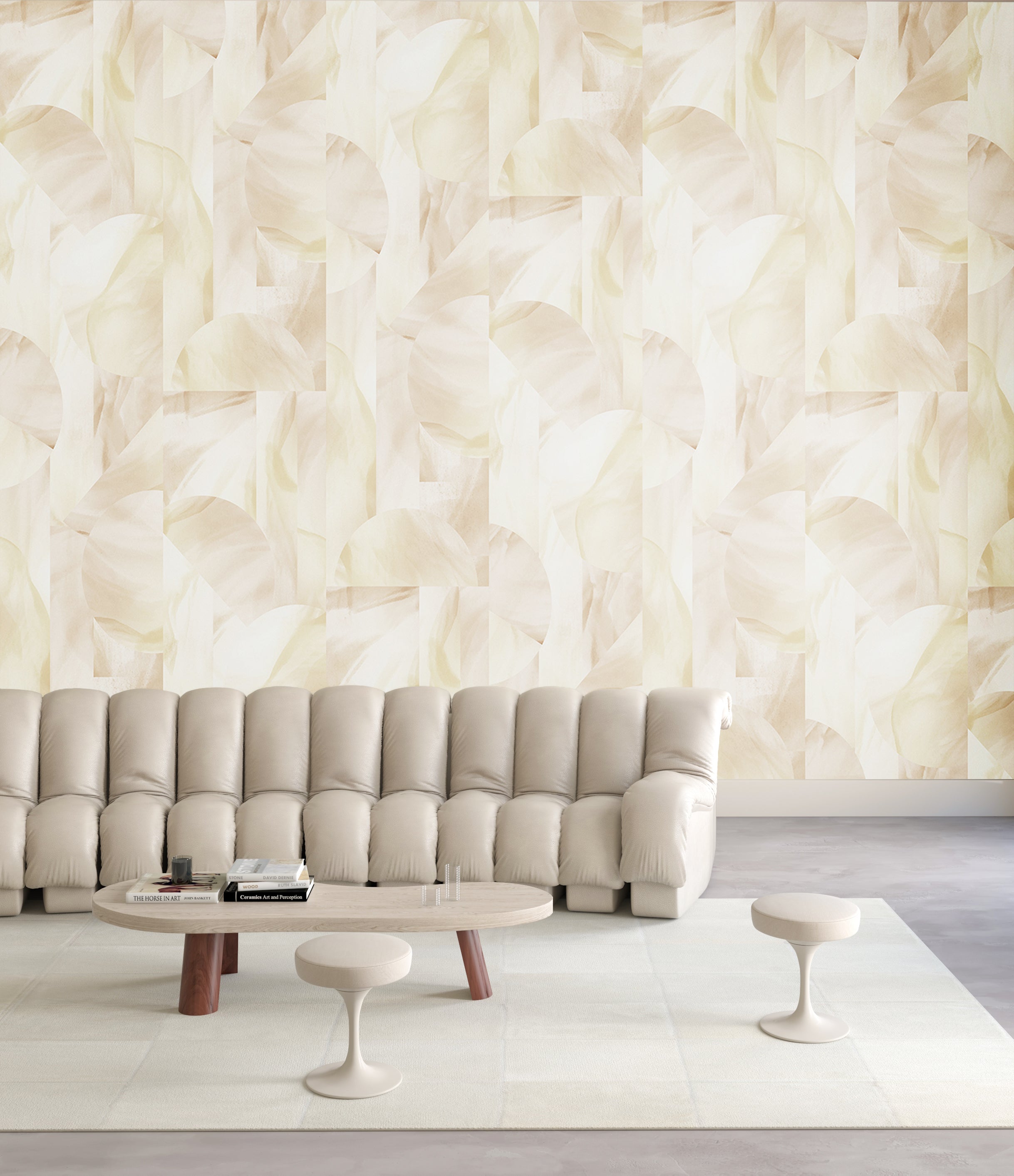 Onyx Rock© Wallpaper in Tan