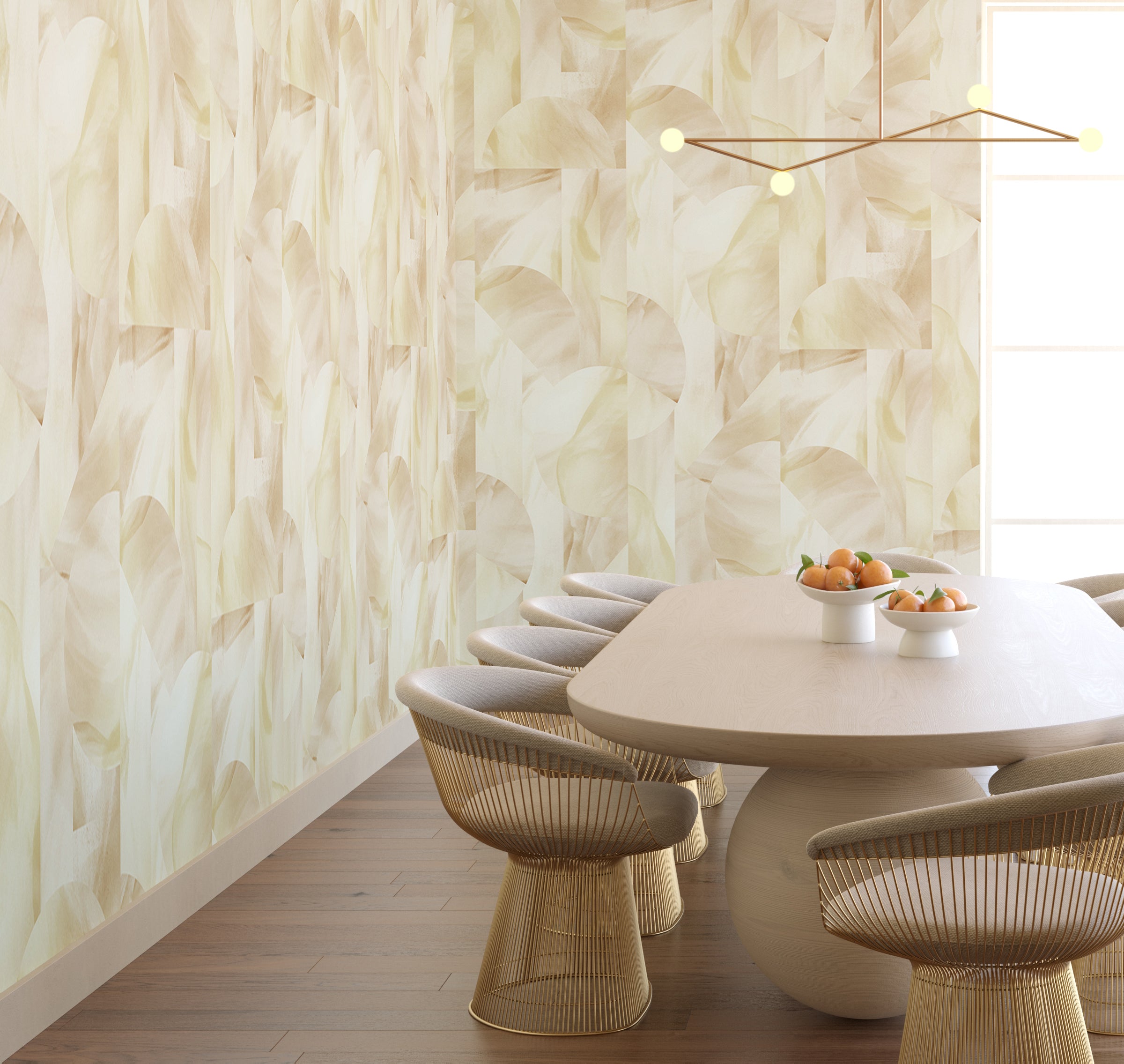 Onyx Rock© Wallpaper in Tan