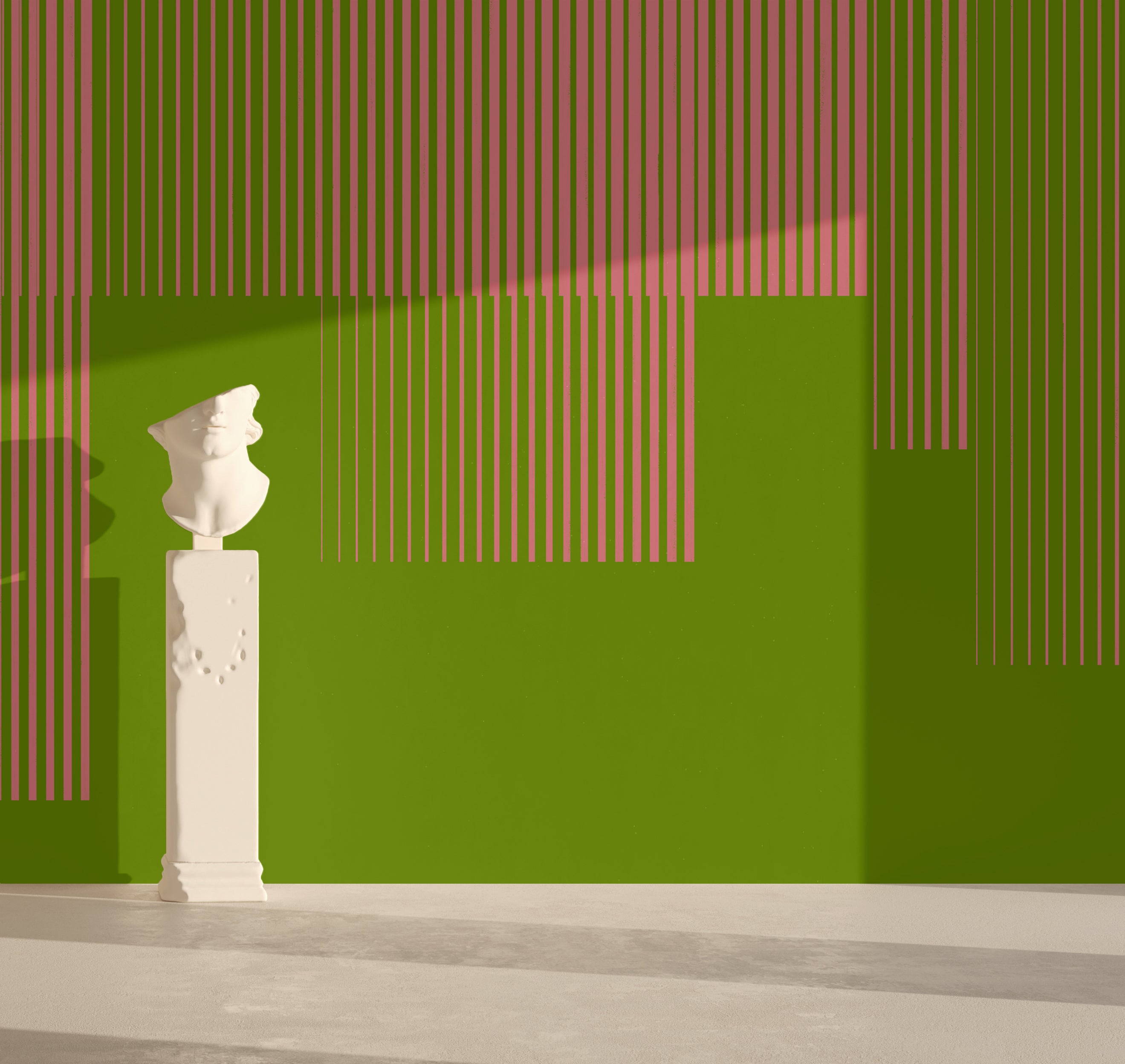 Seismic© Mural Wallpaper in Palm Royale