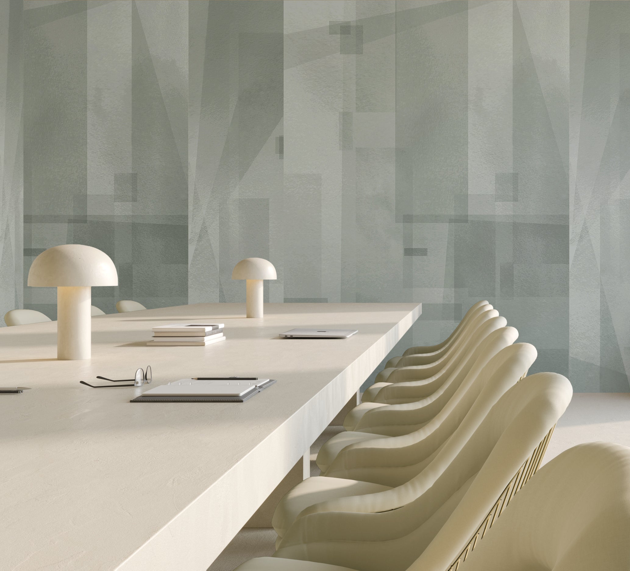 Papier Máché © Mural Wallpaper in Cobble