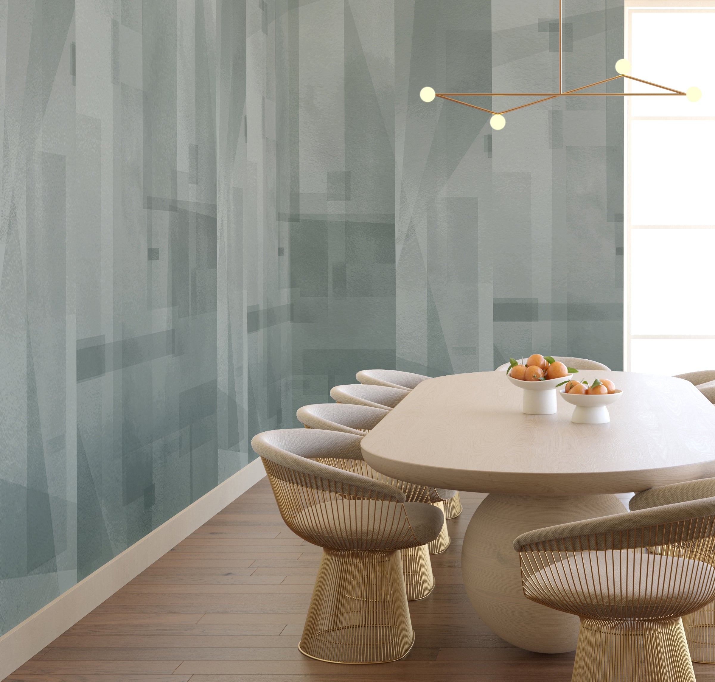 Papier Máché © Mural Wallpaper in Cobble