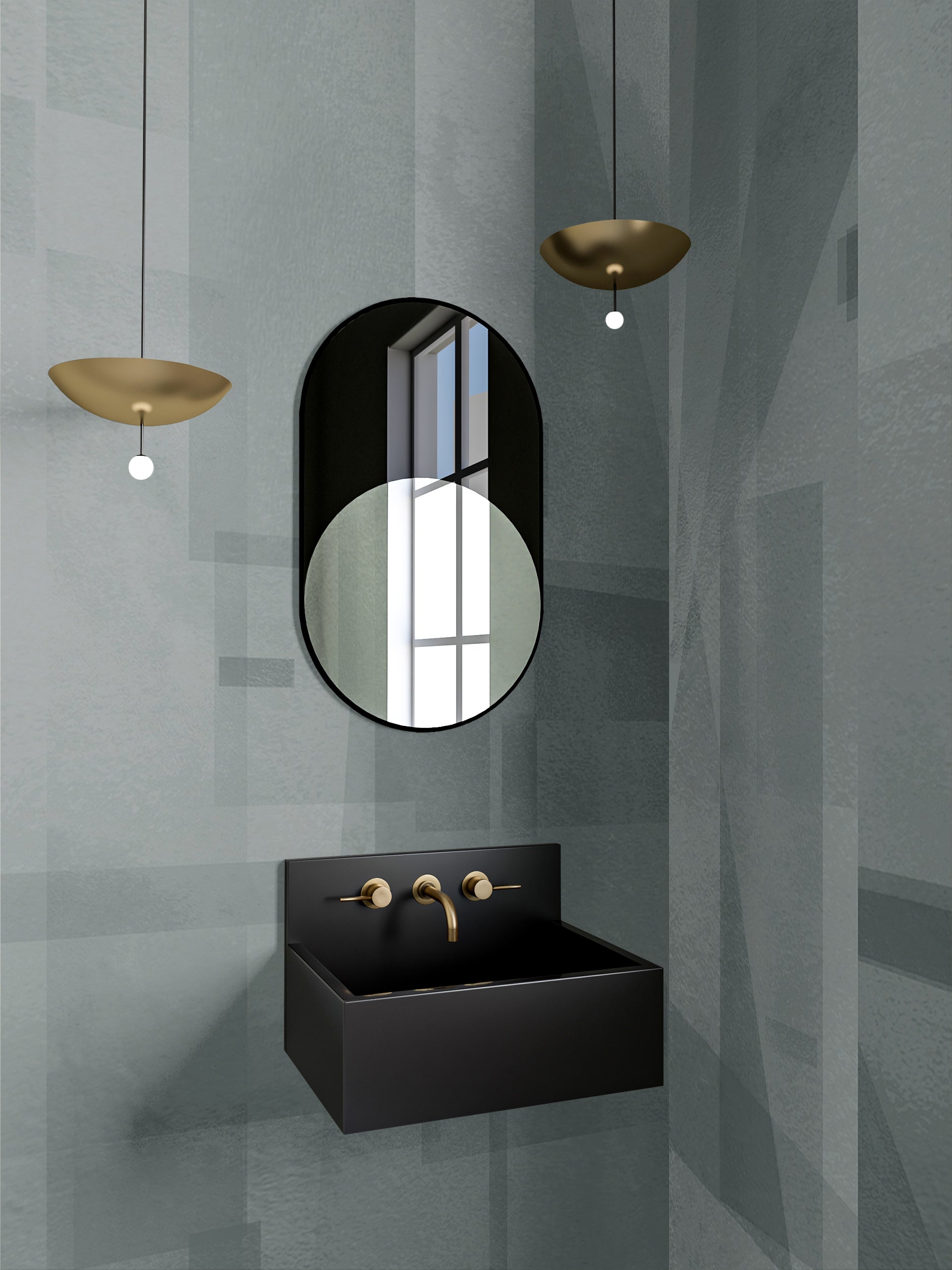 Papier Máché © Mural Wallpaper in Cobble