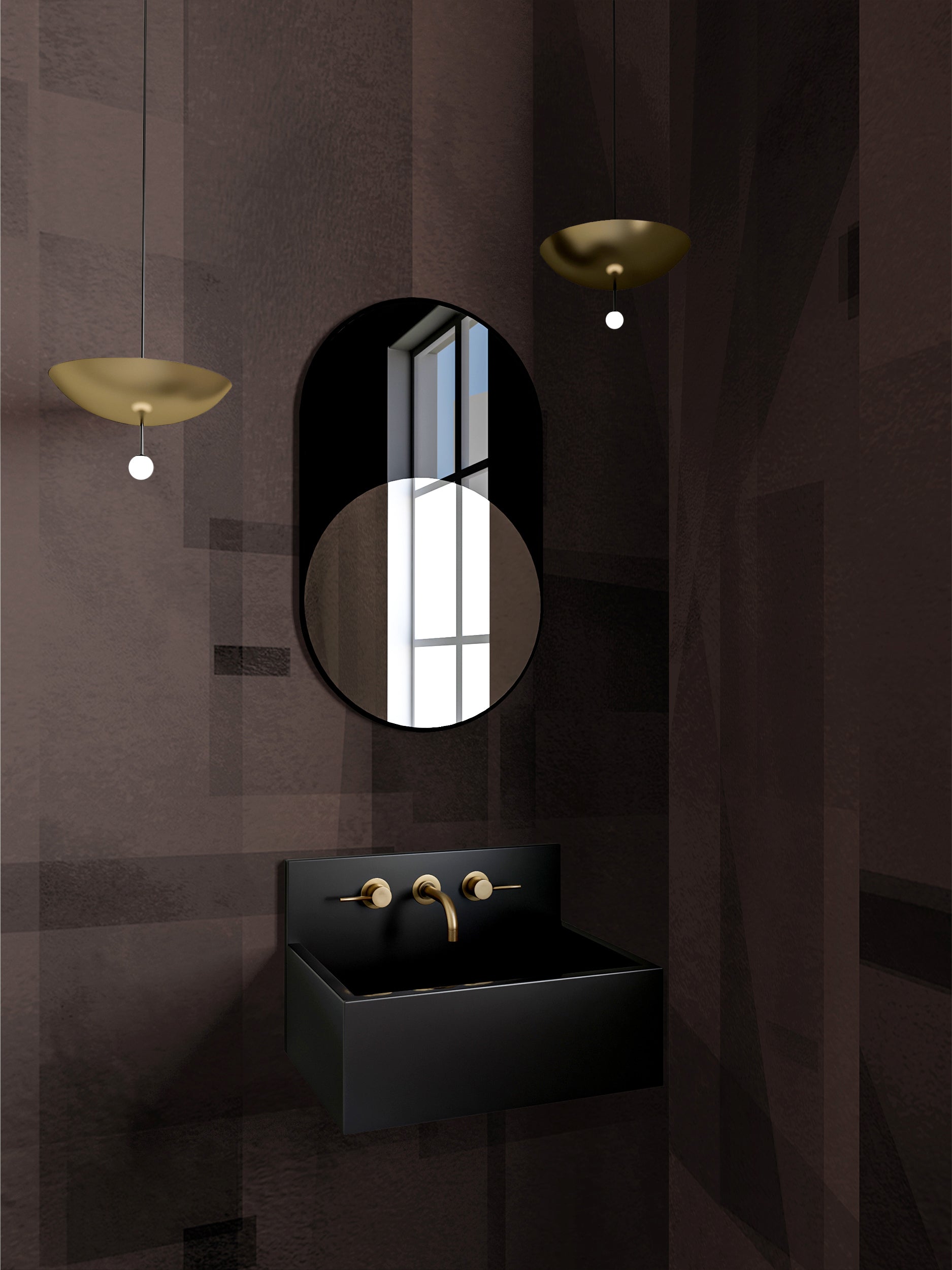 Papier Máché © Mural Wallpaper in Mocha