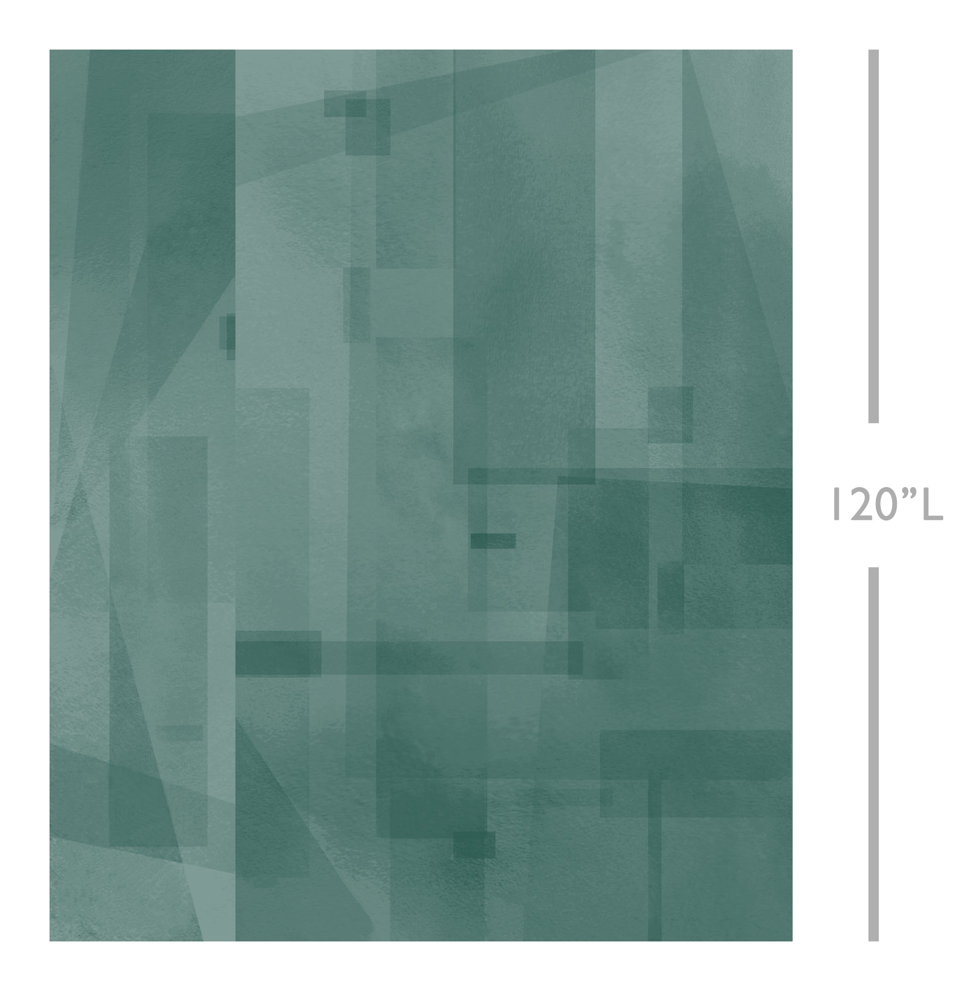 Papier Máché © Mural Wallpaper in Teal