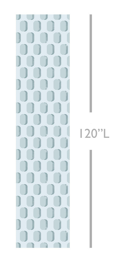 Pillbox© Wallpaper in Chalk Blue