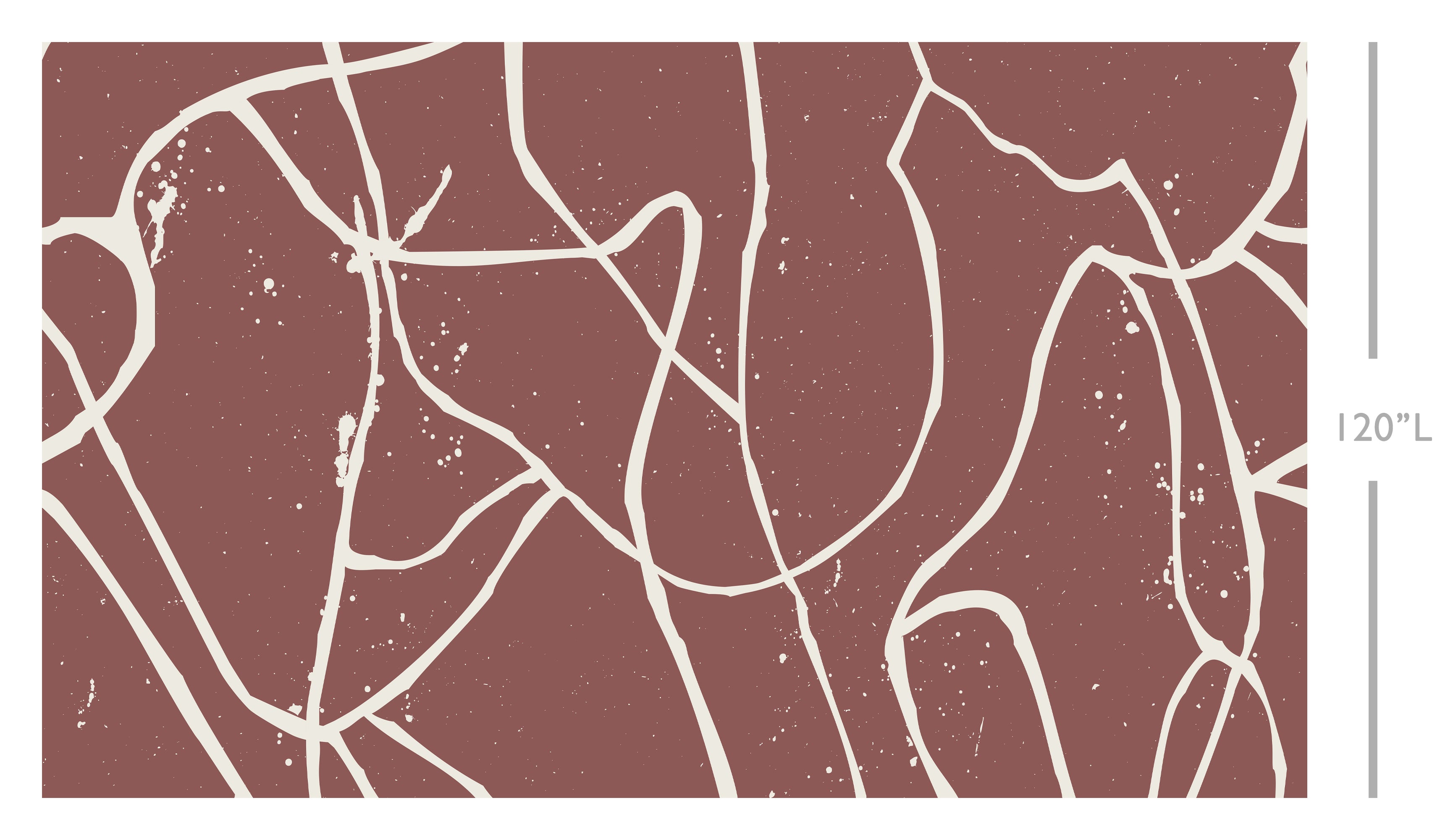 Playground© Mural Wallpaper in Crimson