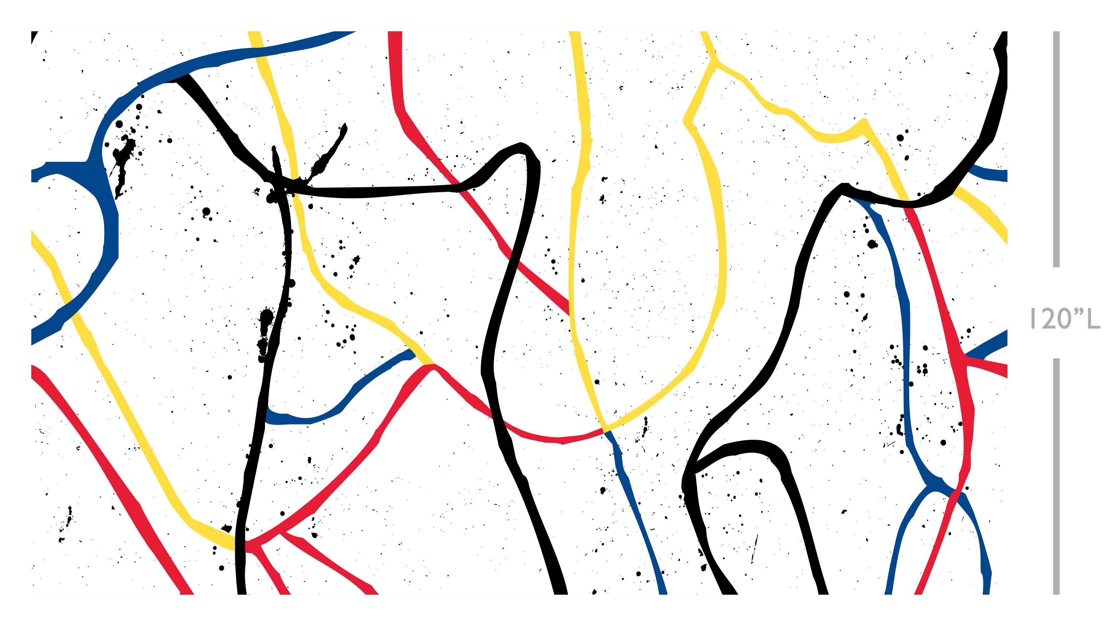 Playground© Mural Wallpaper in Eames + White