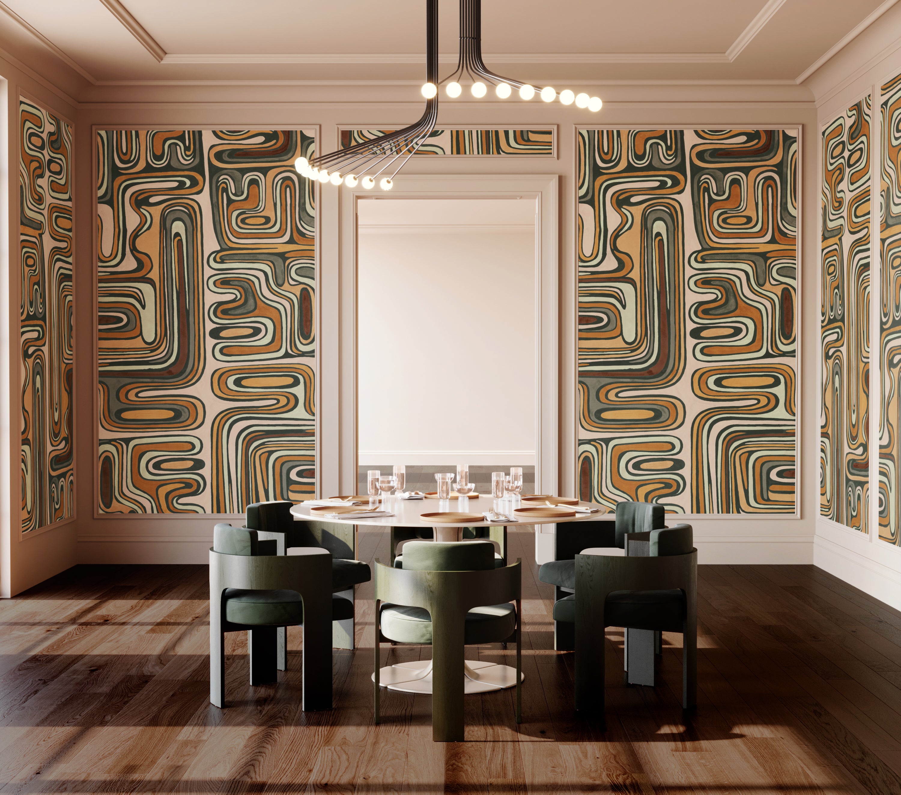 Playhouse© Mural Wallpaper in Autumn