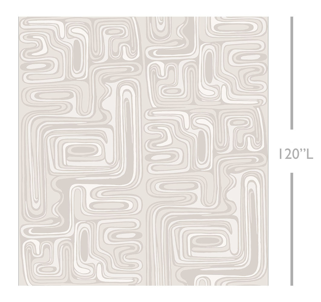 Playhouse© Mural Wallpaper in Grey