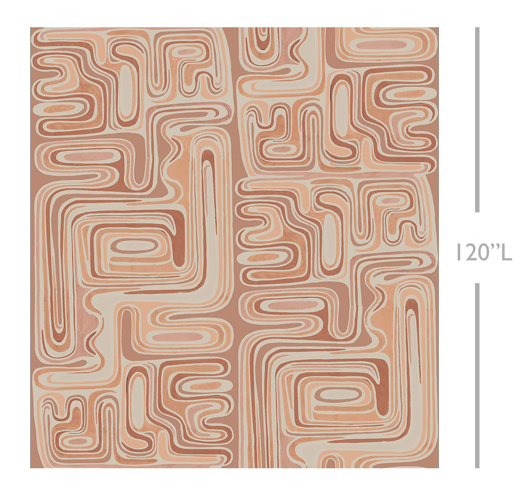 Playhouse© Mural Wallpaper in Mauve