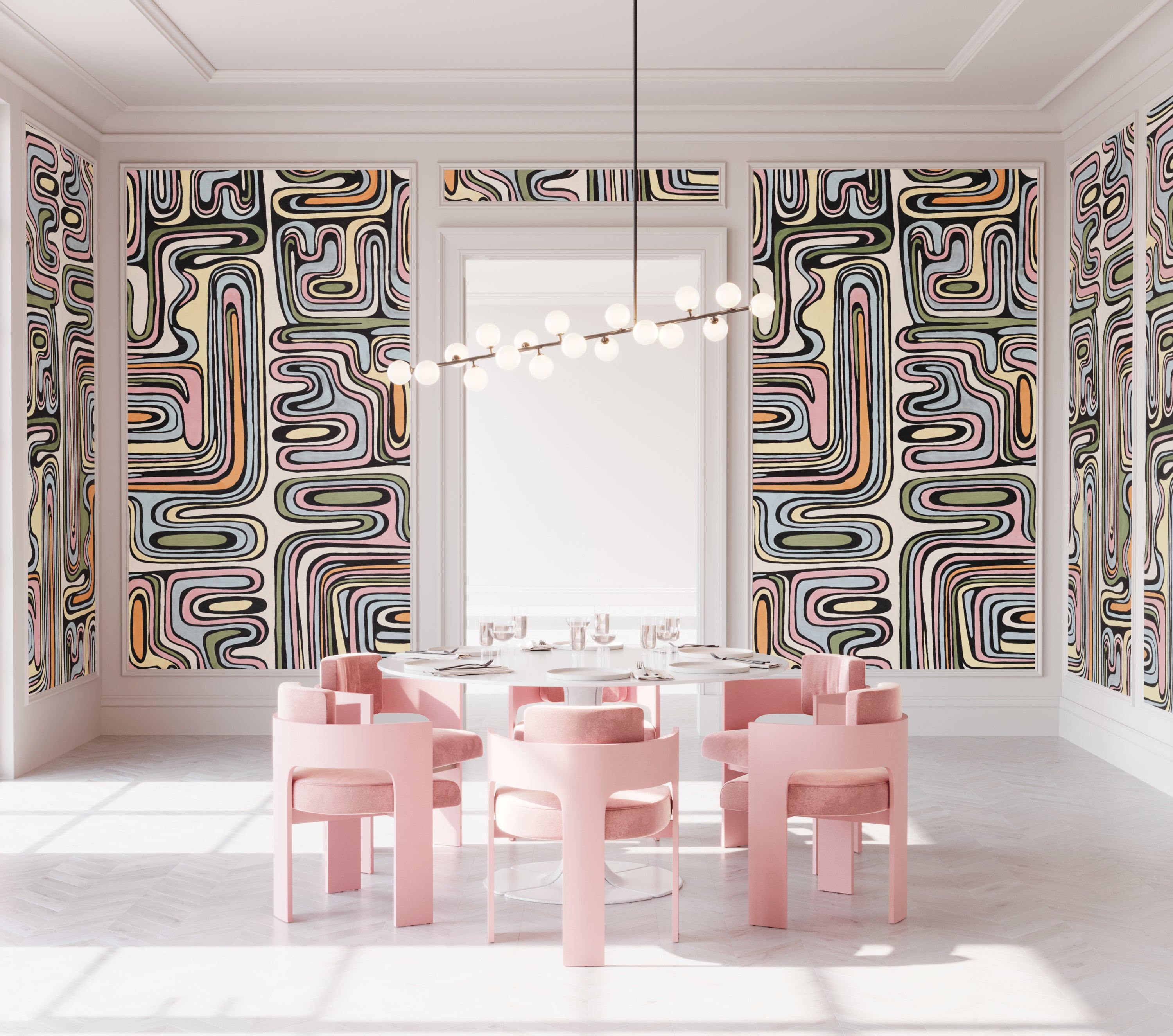 Playhouse© Mural Wallpaper in Spring