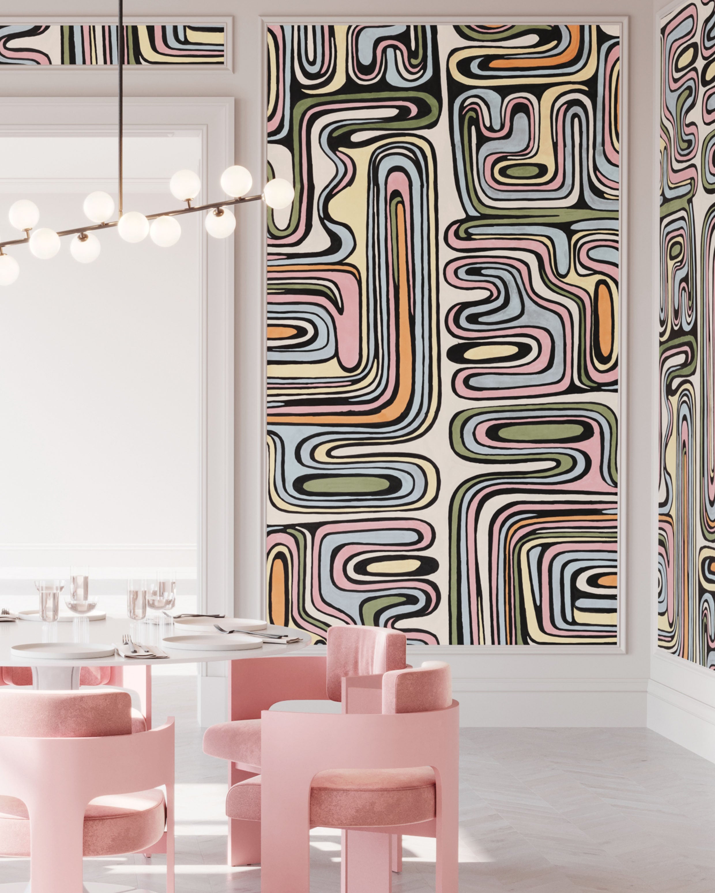 Playhouse© Mural Wallpaper in Spring