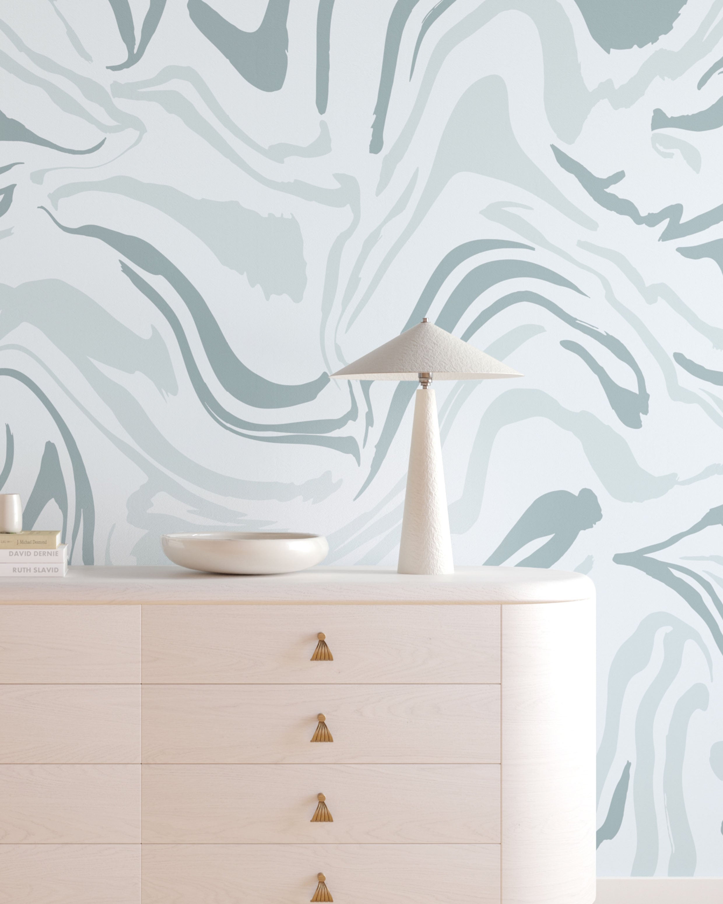 Primal© Multi Mural Wallpaper in Cielo