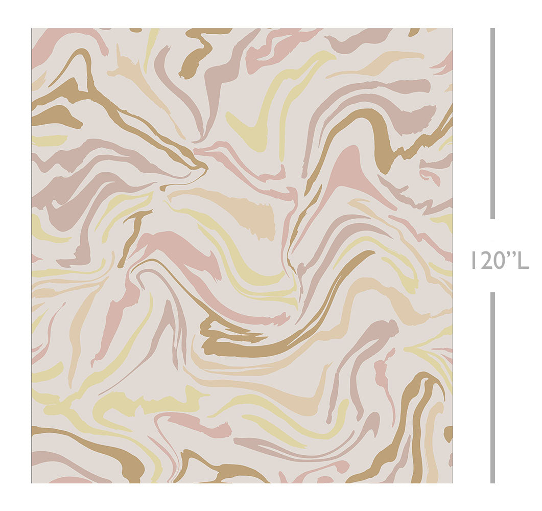 Primal© Multi Mural Wallpaper in Mauve