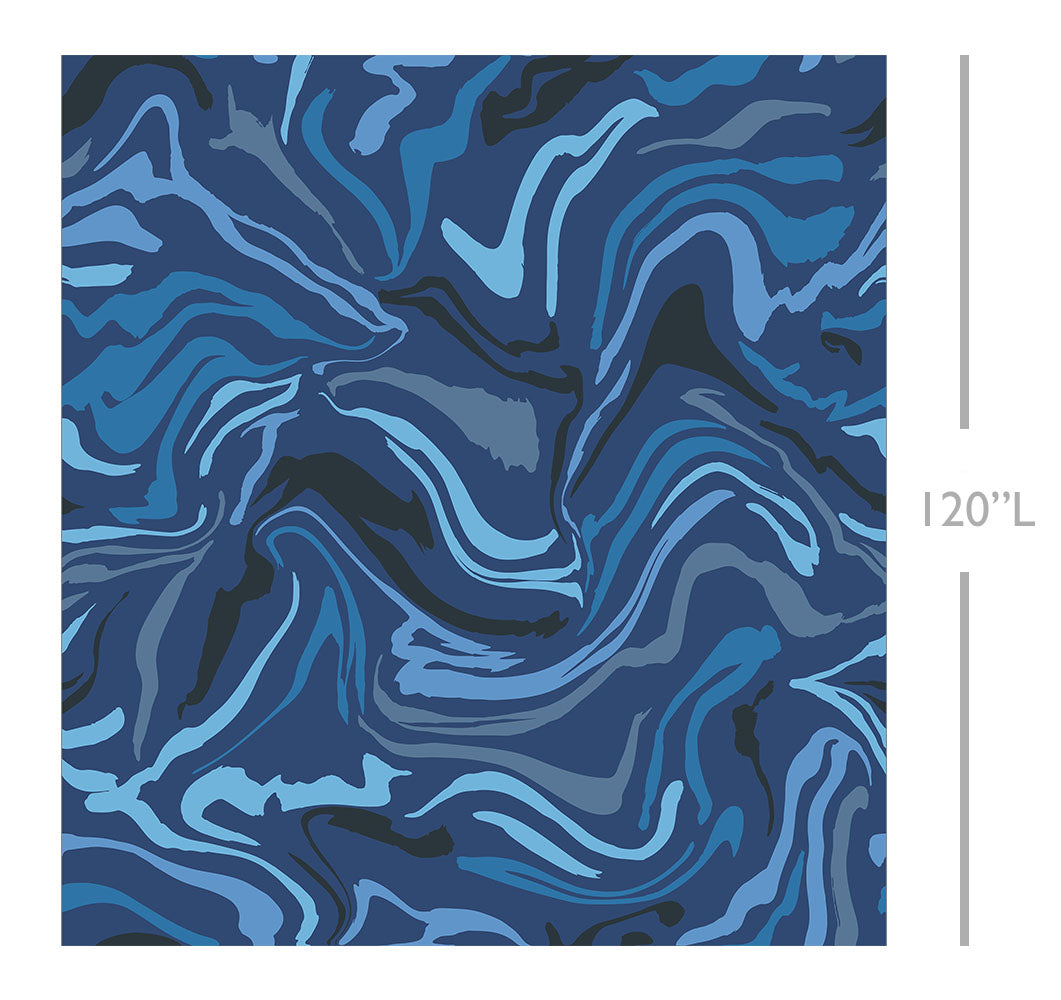 Primal© Multi Mural Wallpaper in Navy