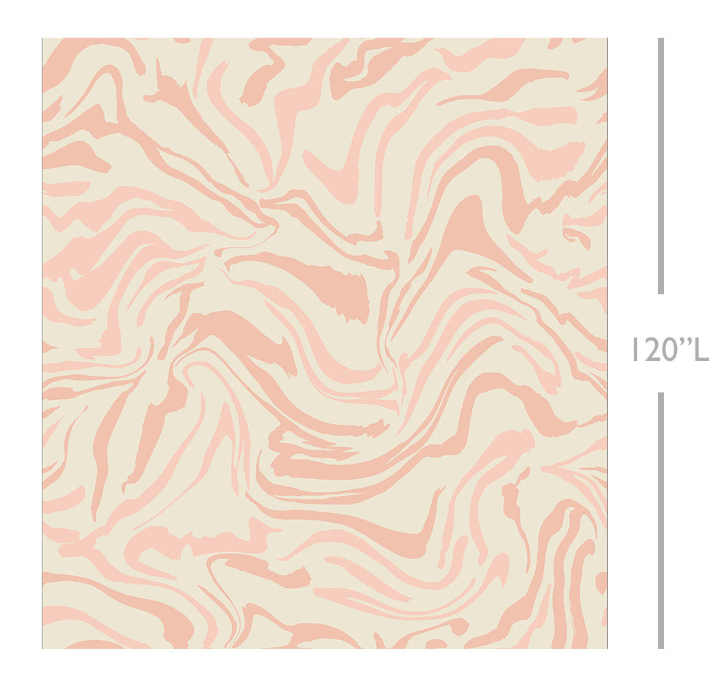 Primal© Multi Mural Wallpaper in Pink