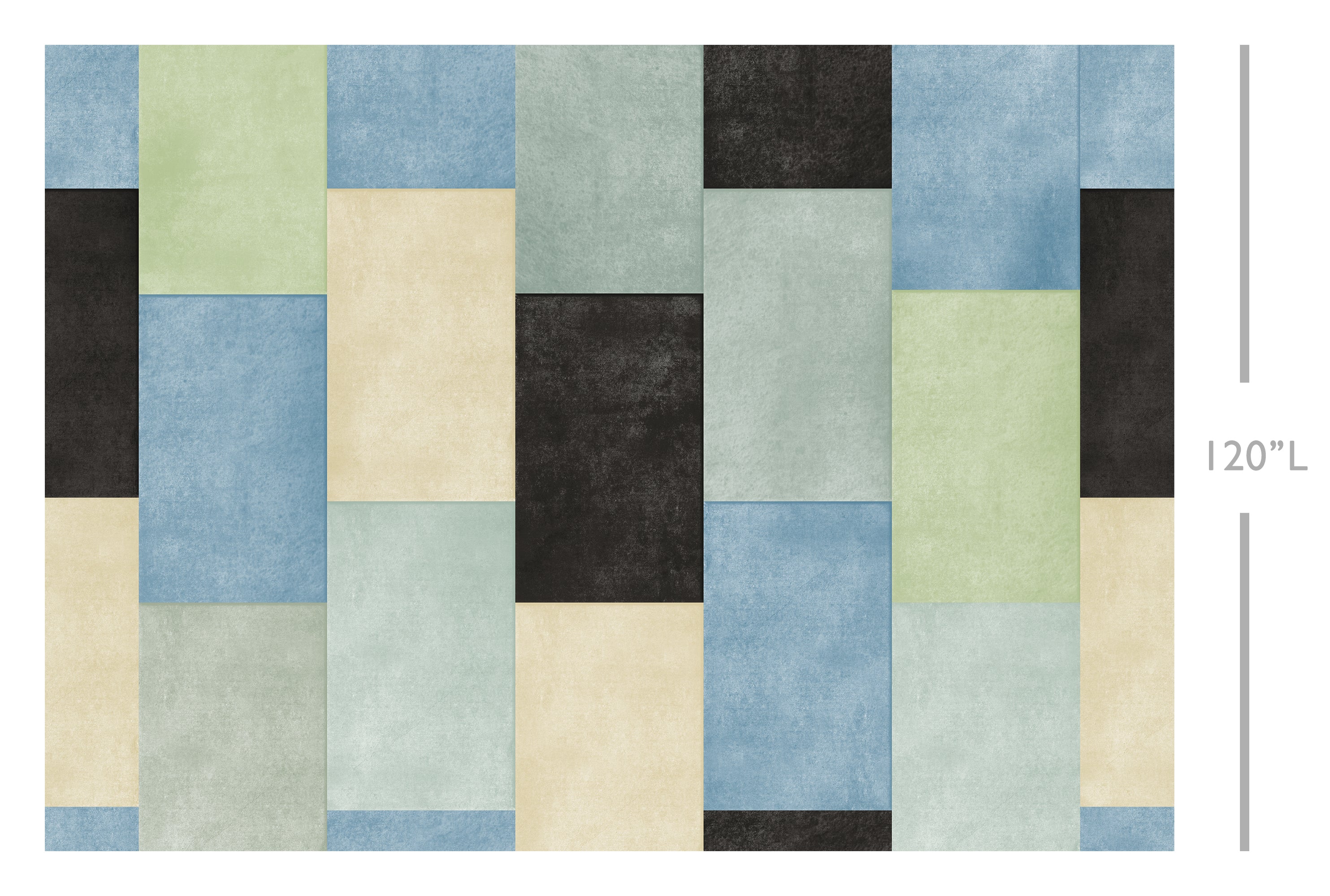 Rectangled© Mural Wallpaper in Atlantis