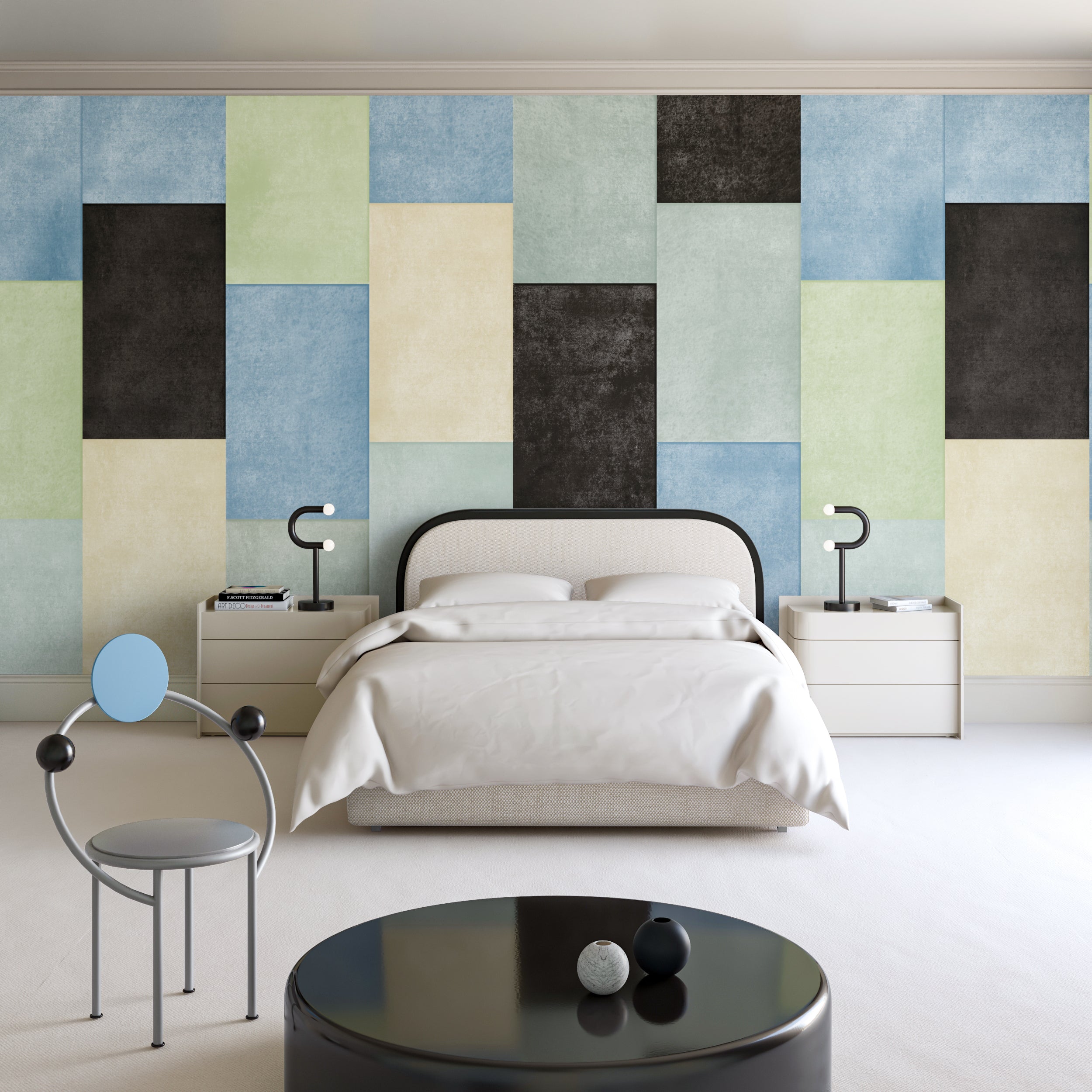 Rectangled© Mural Wallpaper in Atlantis