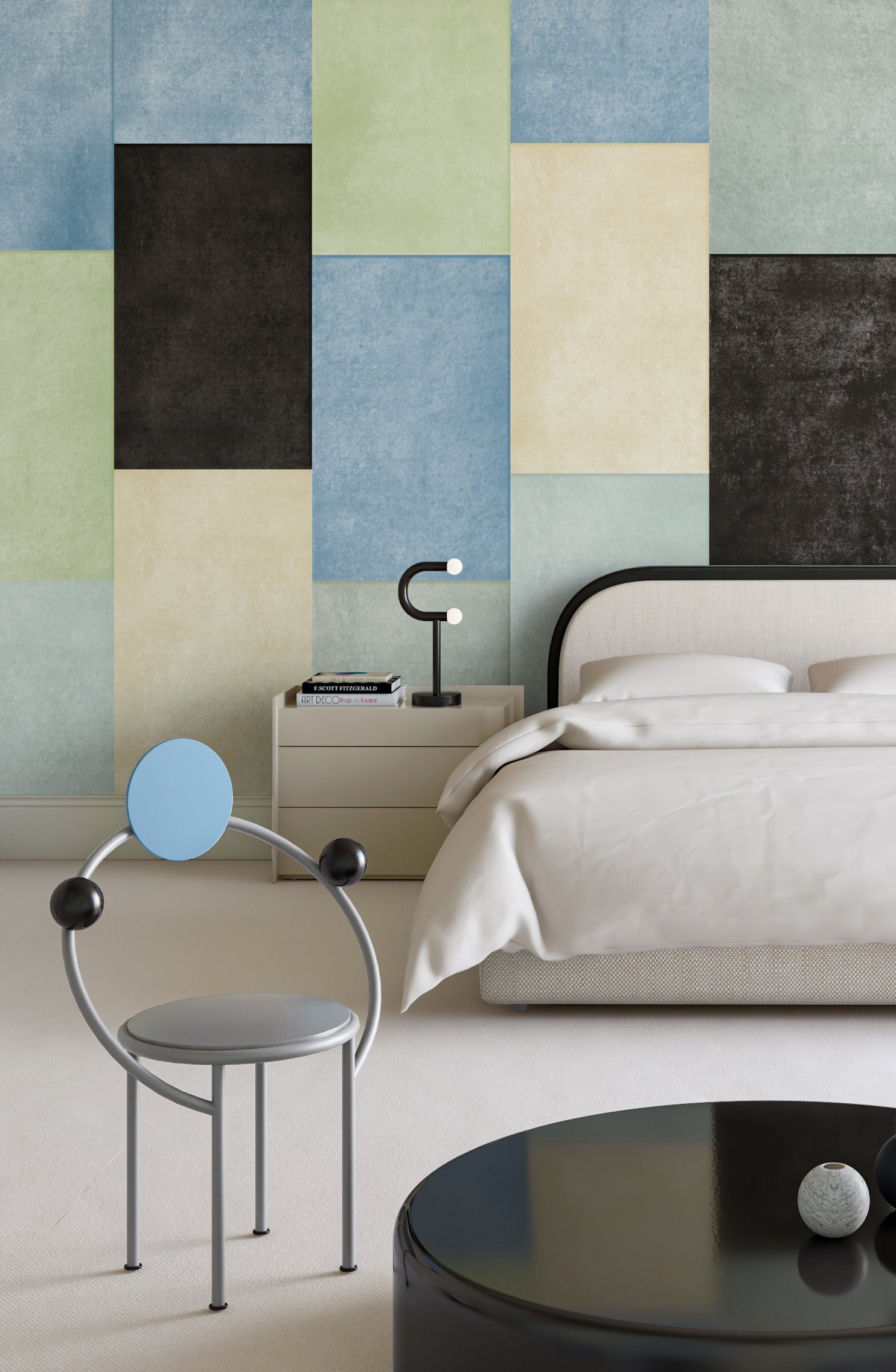 Rectangled© Mural Wallpaper in Atlantis