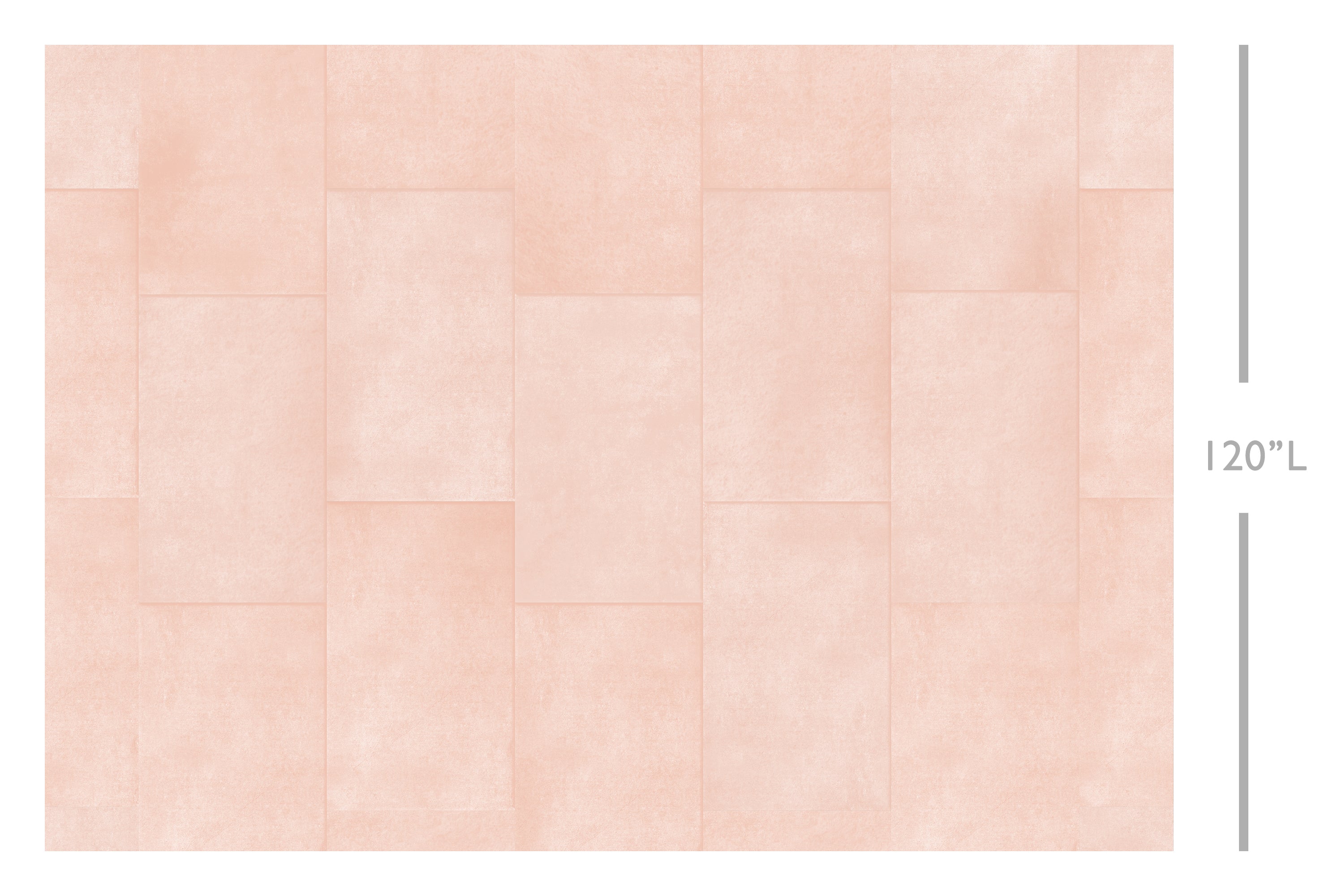 Rectangled© Mural Wallpaper in Blush