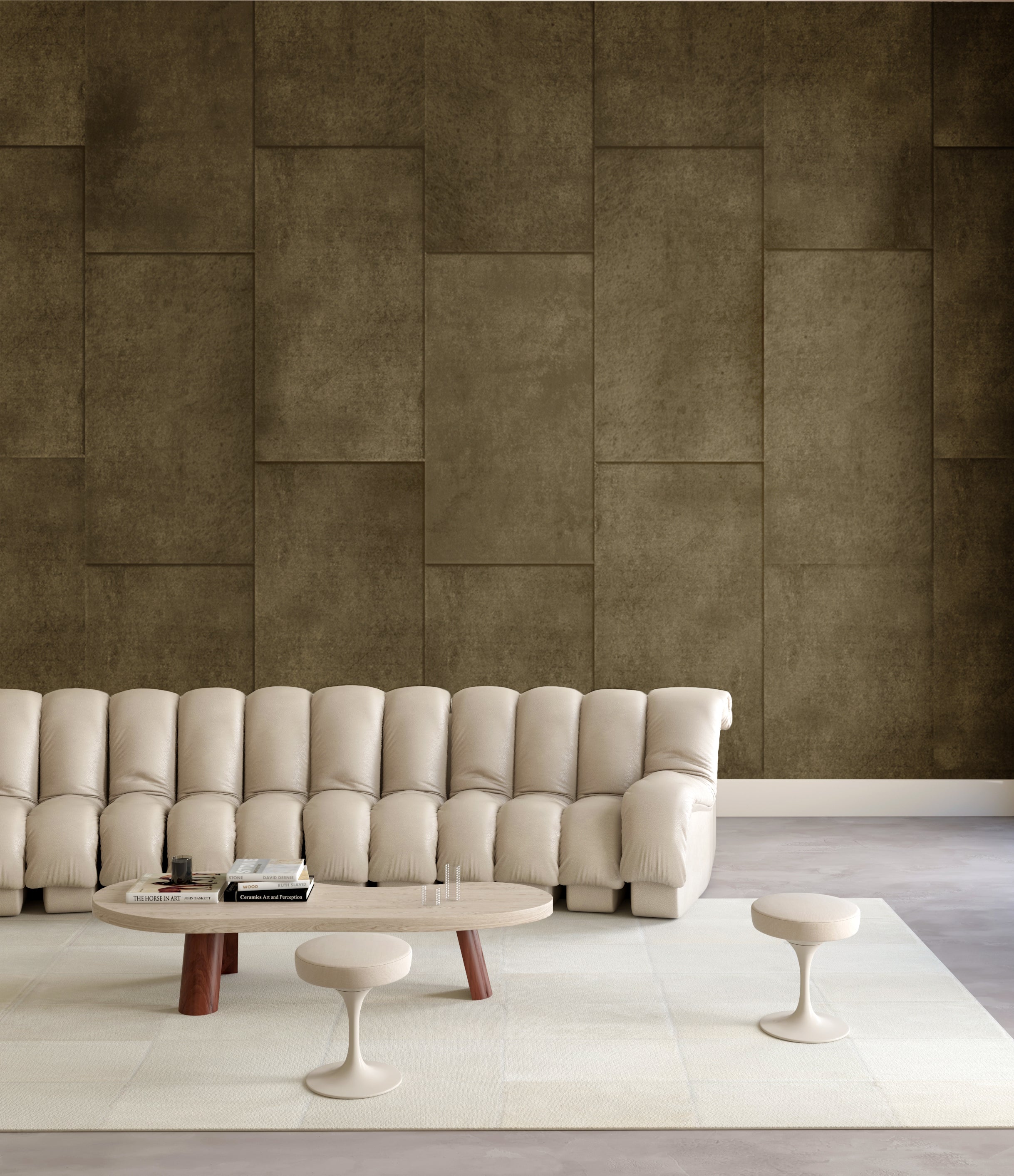 Rectangled© Mural Wallpaper in Camo