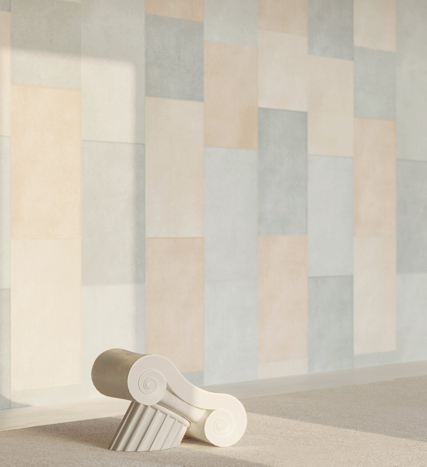 Rectangled© Mural Wallpaper in Capri