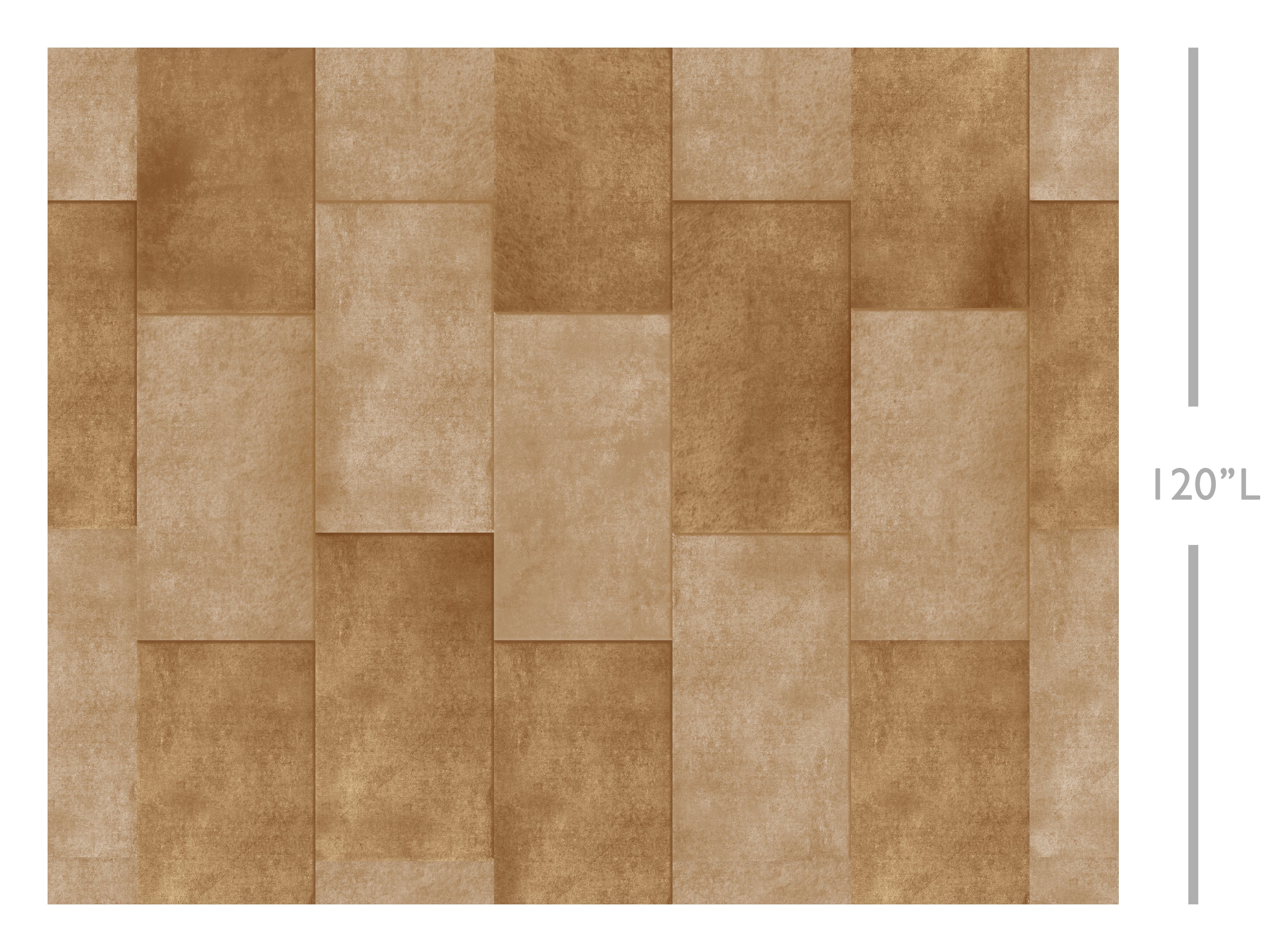 Rectangled© Mural Wallpaper in Honey