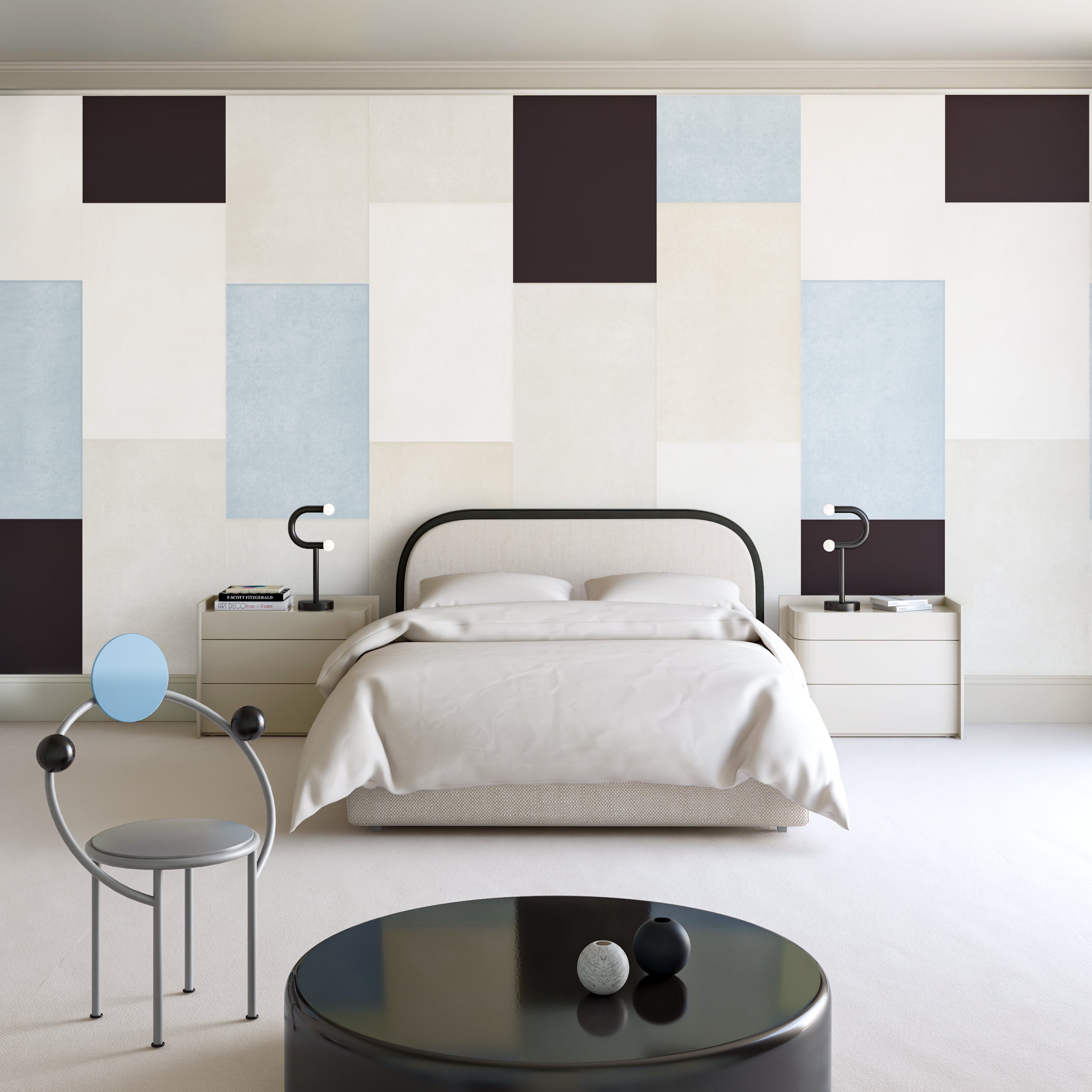 Rectangled© Mural Wallpaper in Marine