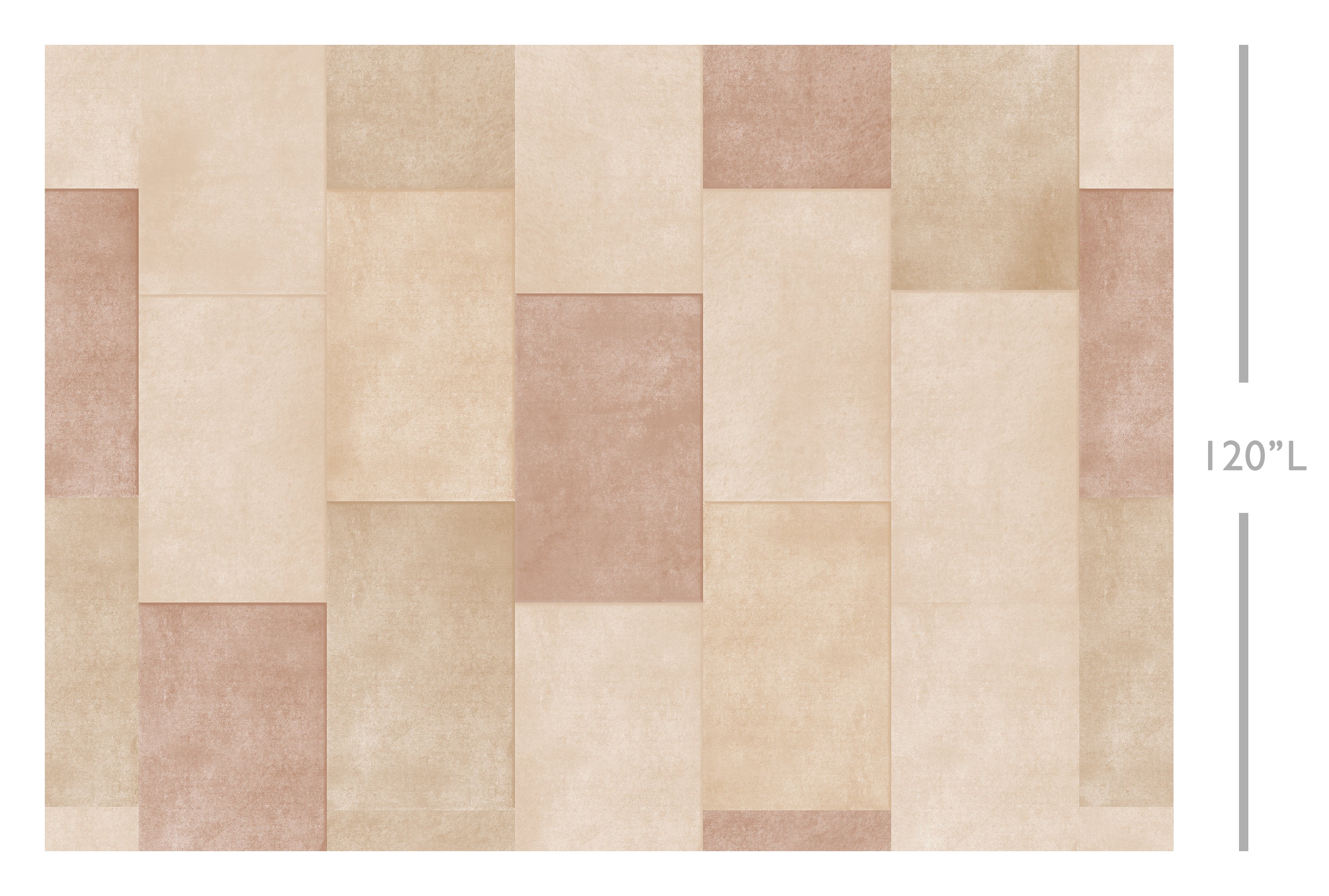 Rectangled© Mural Wallpaper in Mauve