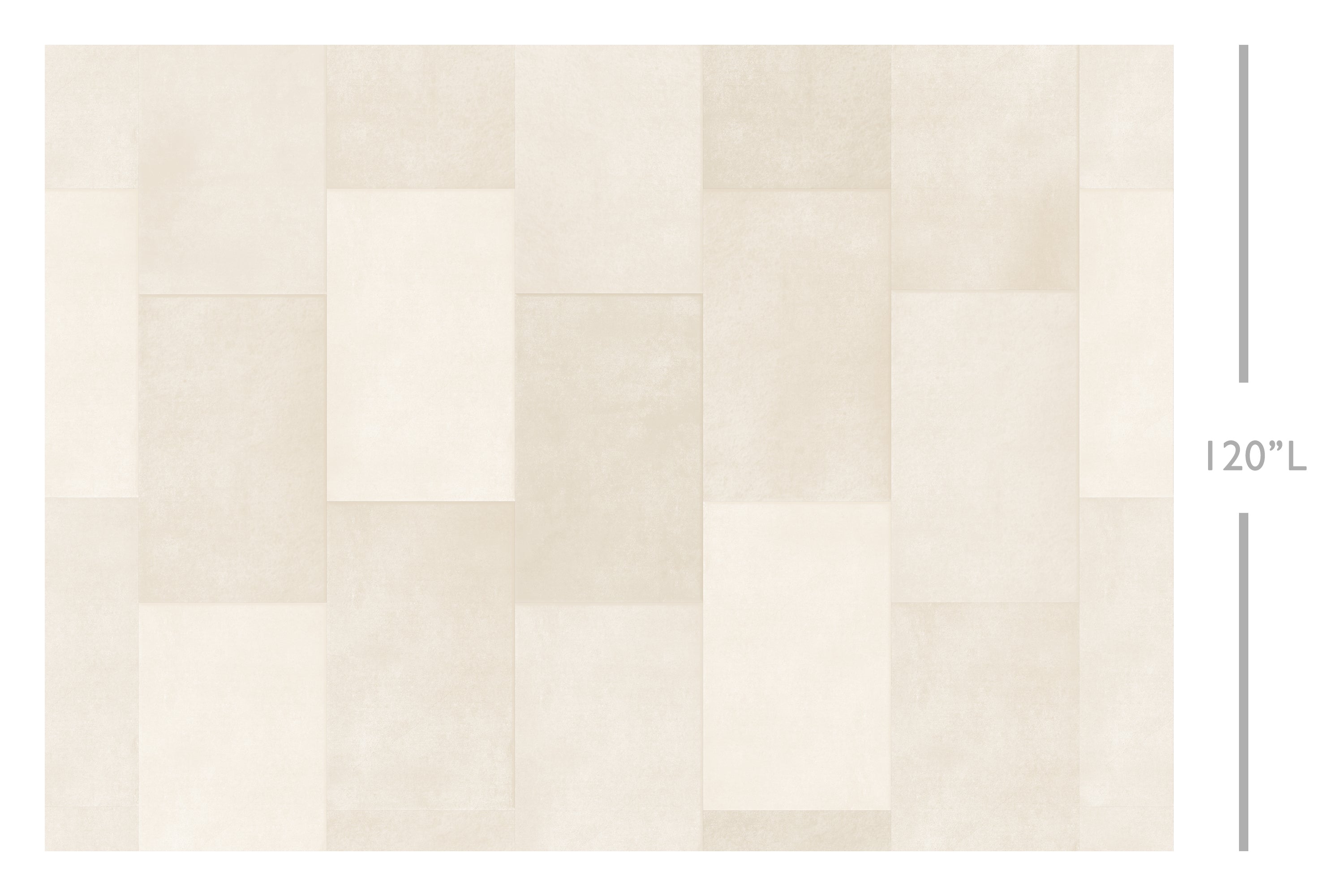 Rectangled© Mural Wallpaper in Oyster