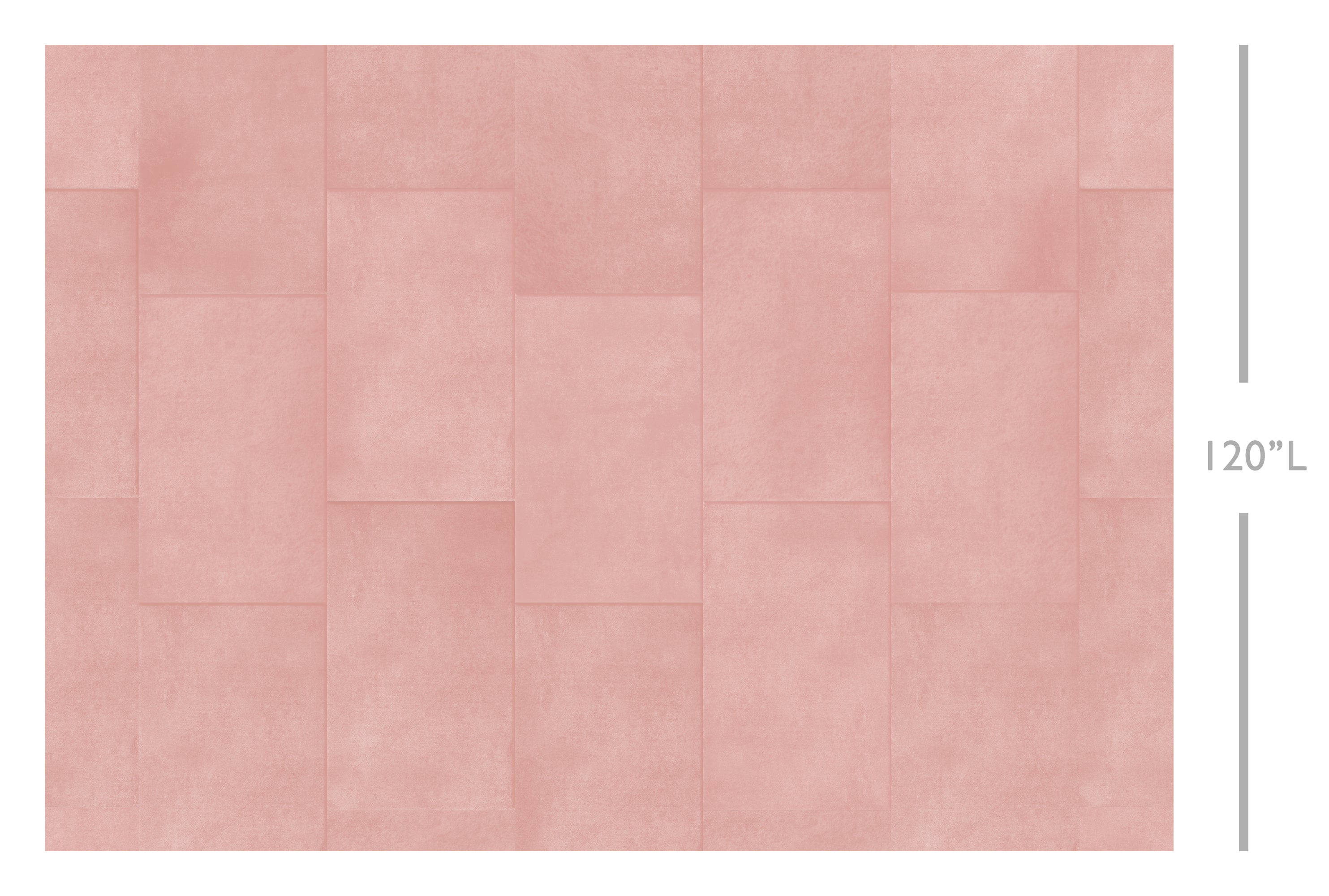 Rectangled© Mural Wallpaper in Rose