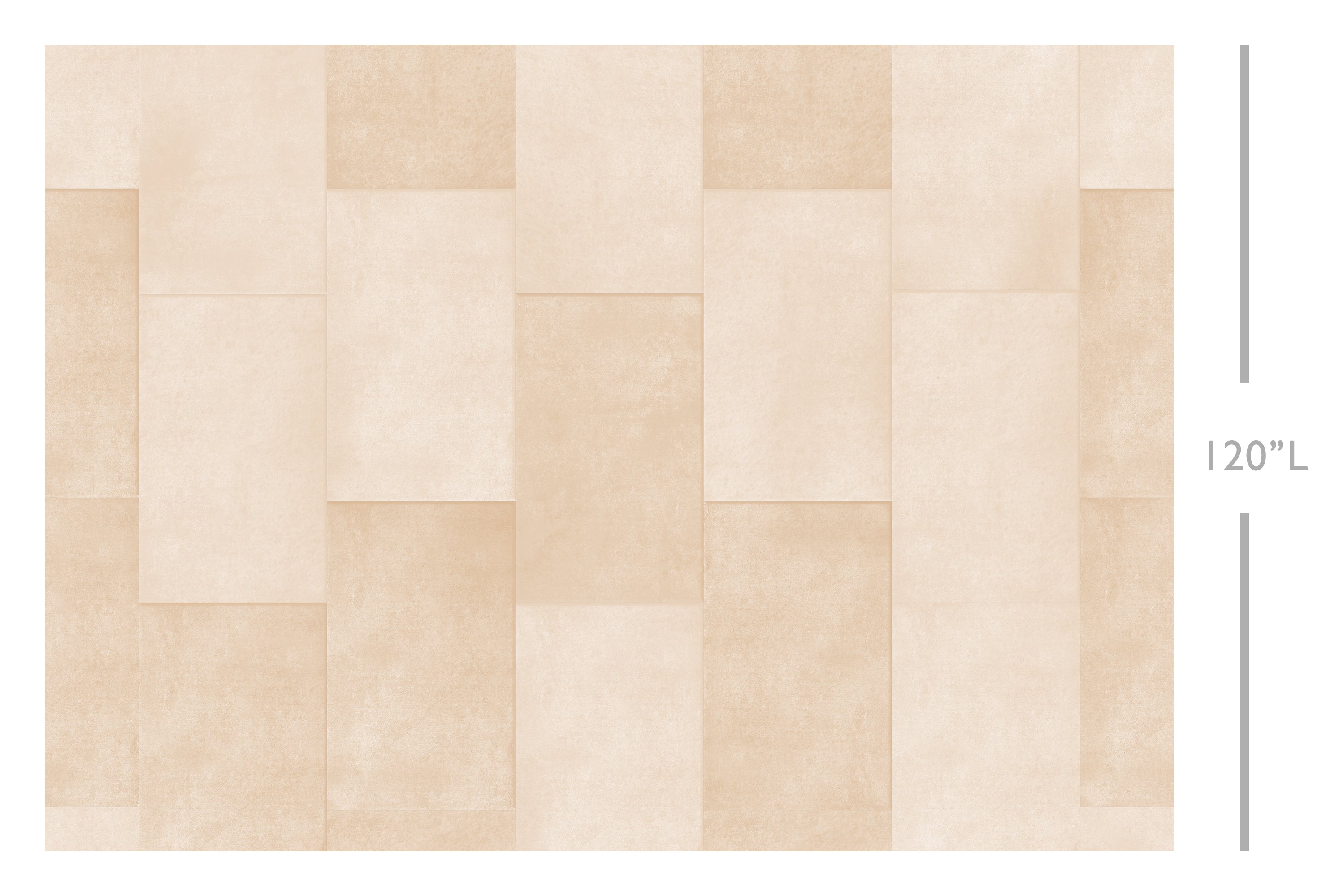 Rectangled© Mural Wallpaper in Sand