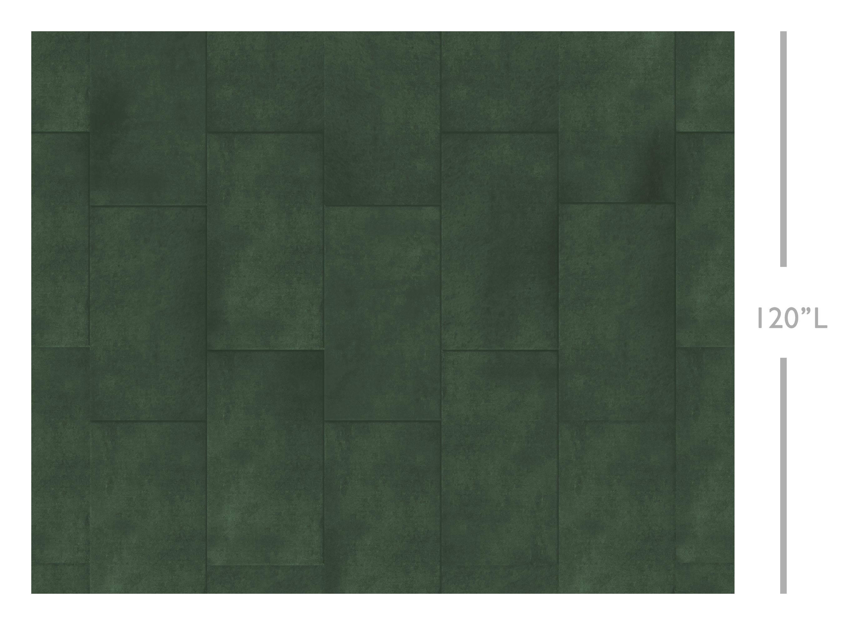 Rectangled© Mural Wallpaper in Wintergreen