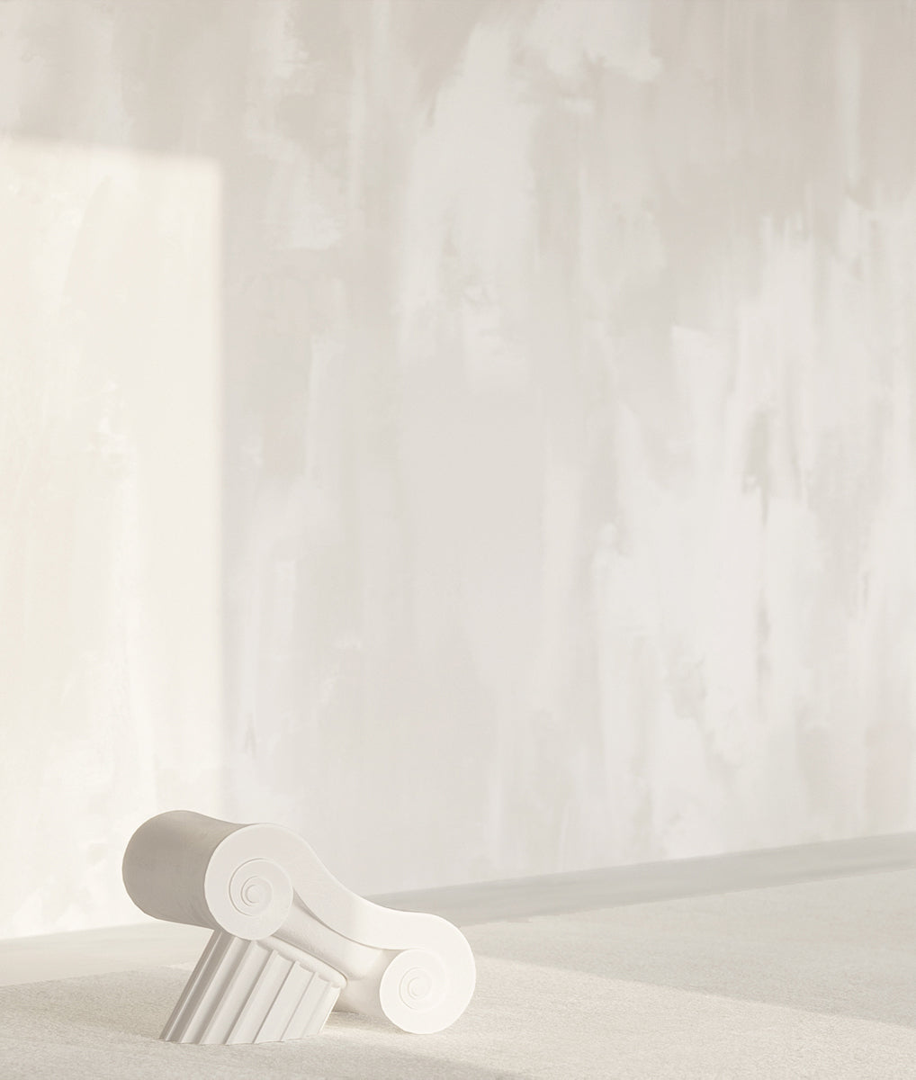 Rock Steady© Mural Wallpaper in Oyster