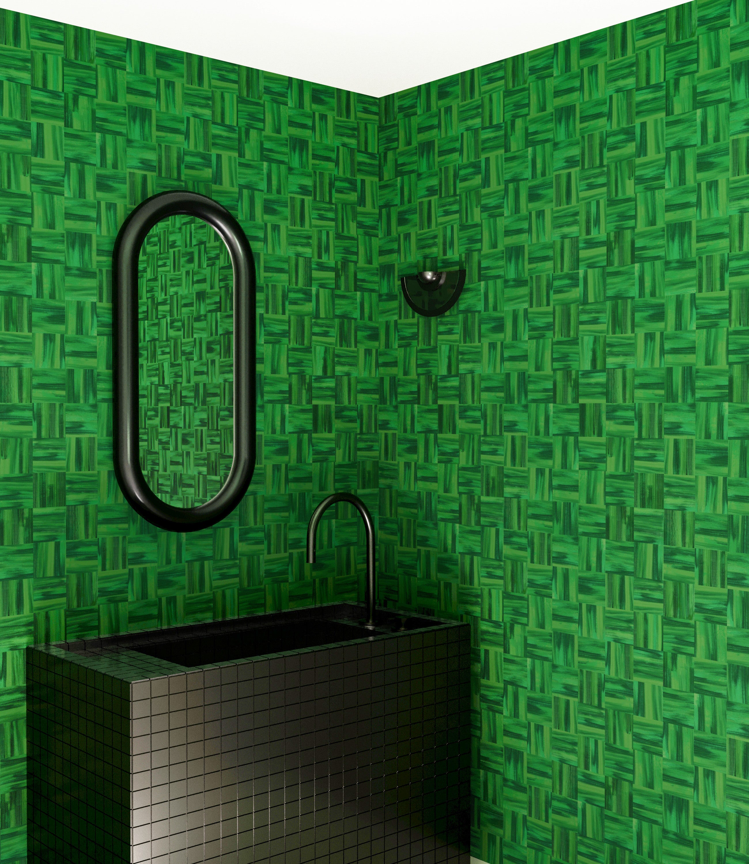 Saachi© Wallpaper in Crocodile