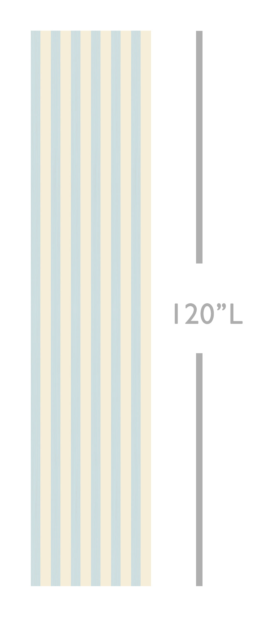 Santorini© Mural Wallpaper in Baby blue