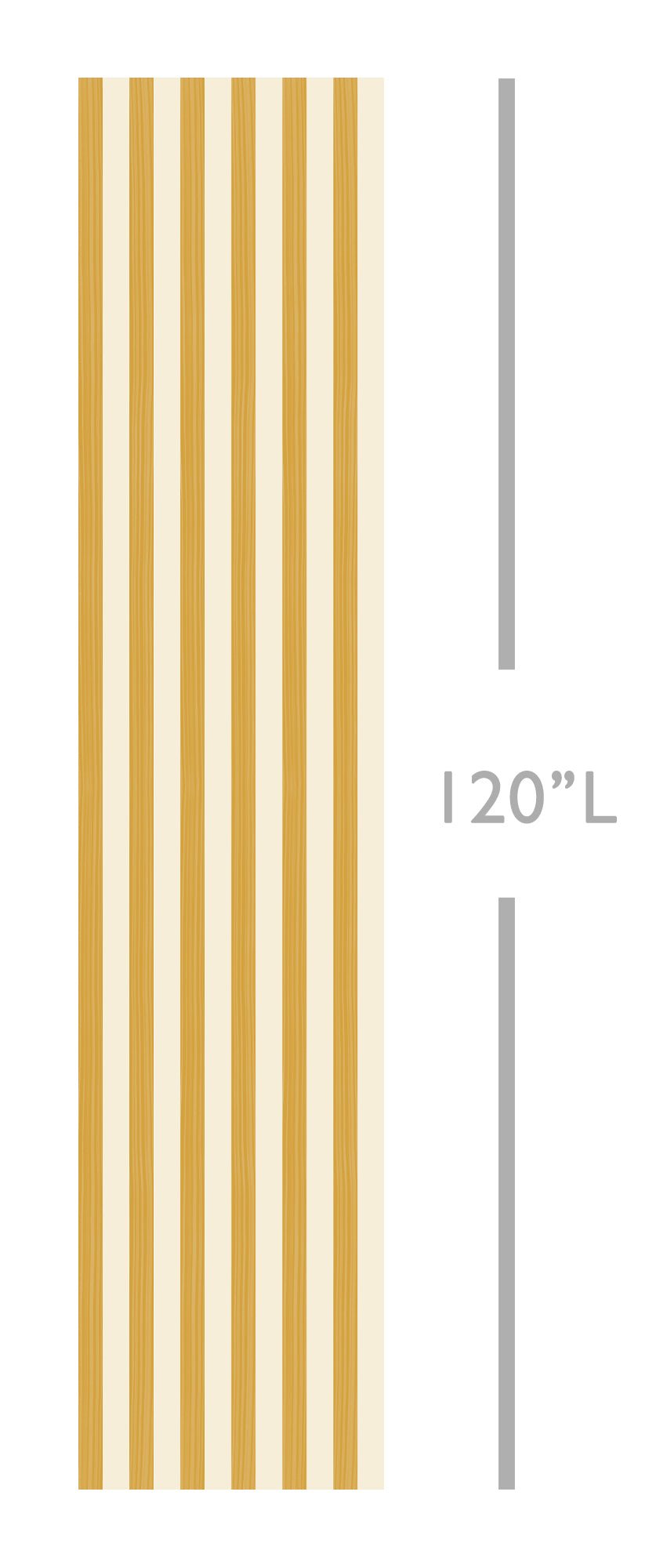 Santorini© Mural Wallpaper in Mustard