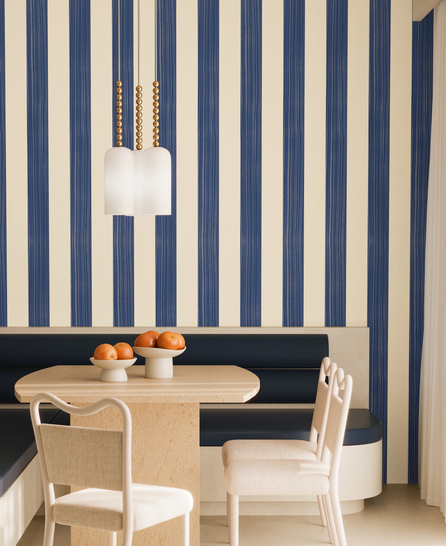 Santorini© Mural Wallpaper in Nautical