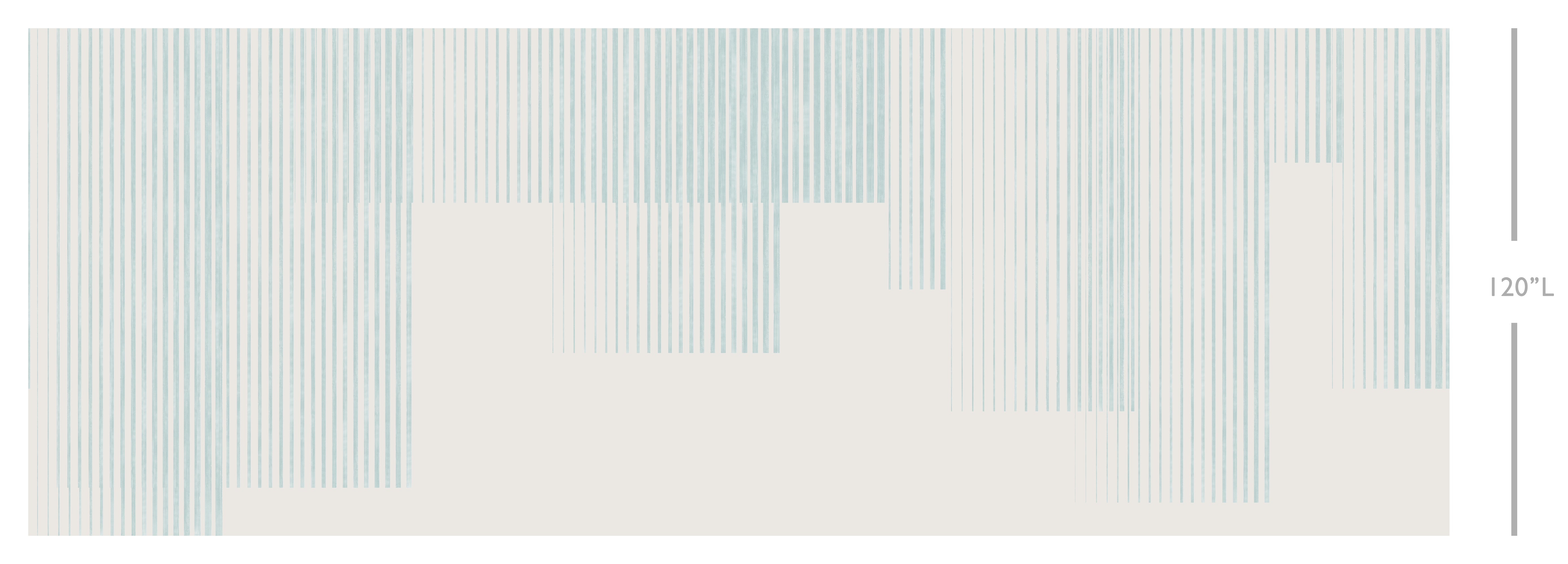 Seismic© Mural Wallpaper in Aqua