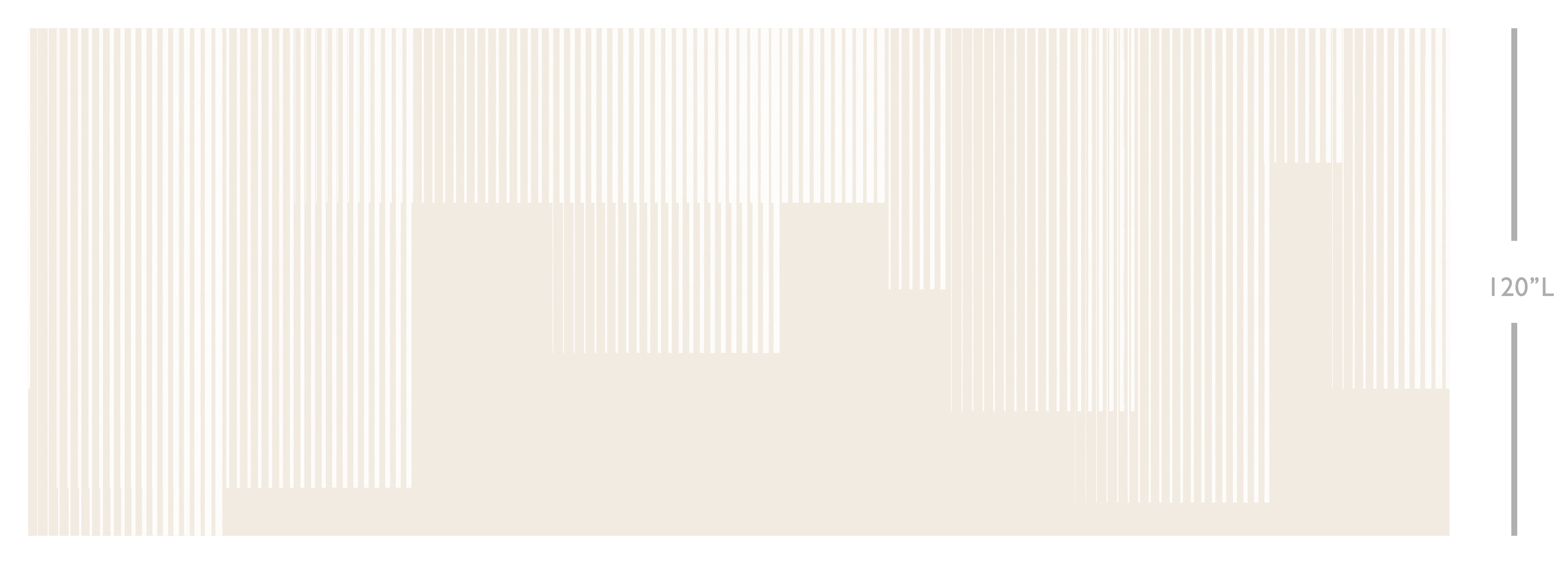 Seismic© Mural Wallpaper in creme