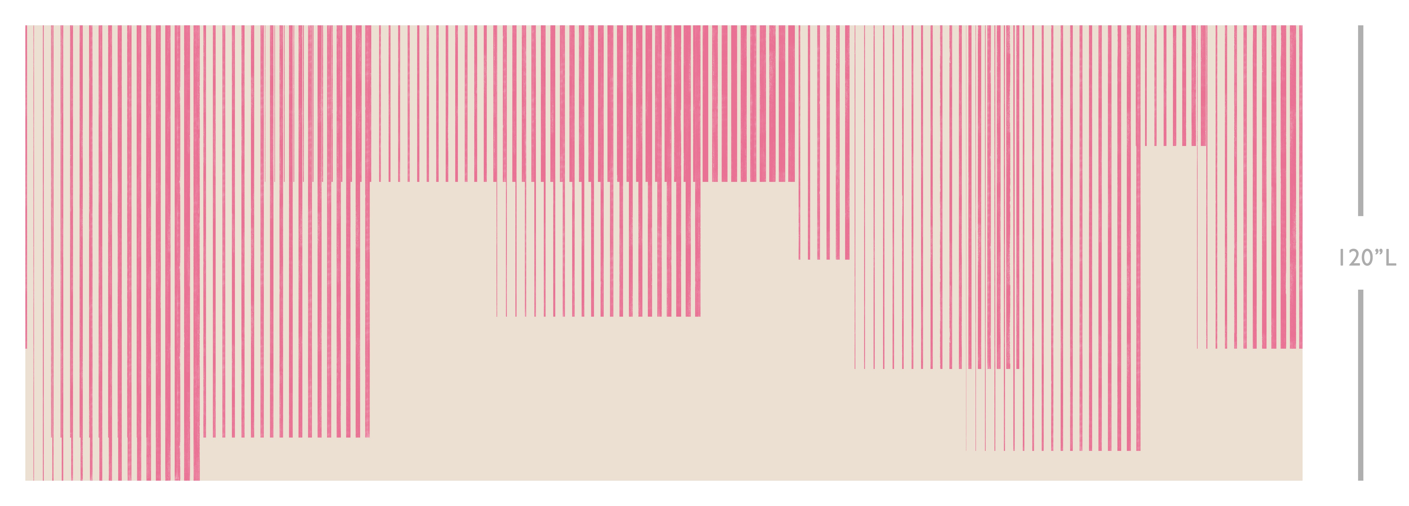 Seismic© Mural Wallpaper in Magenta