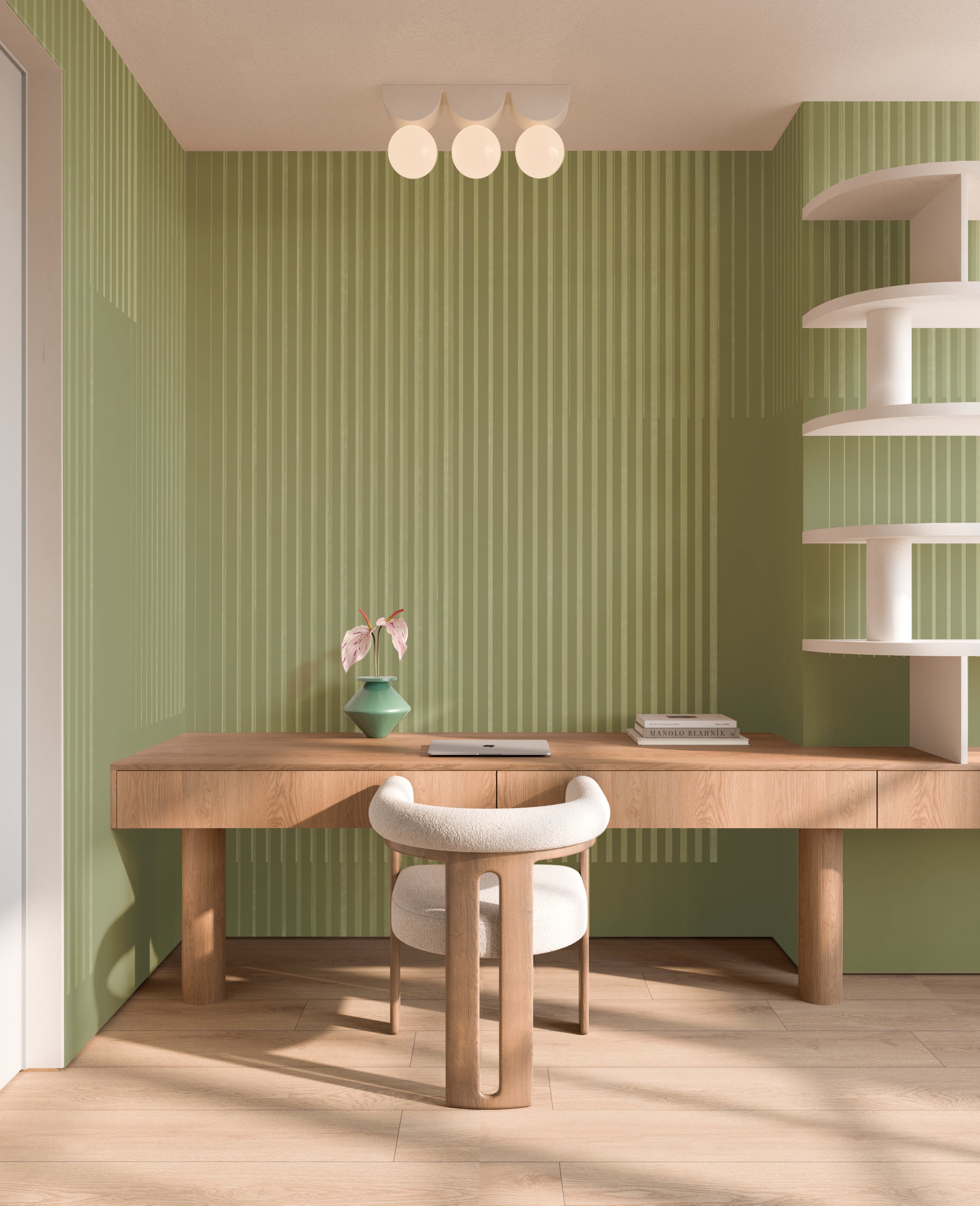 Seismic© Mural Wallpaper in Monsoon