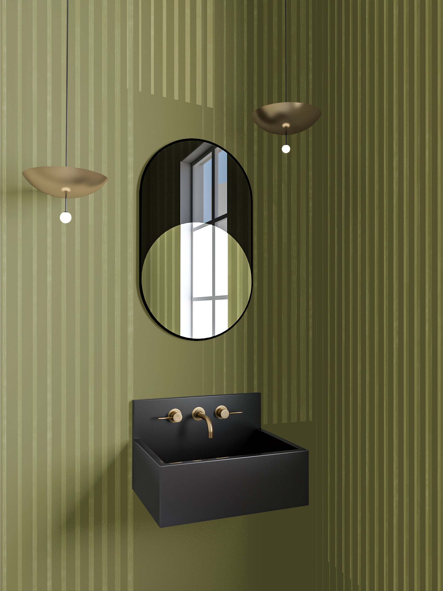 Seismic© Mural Wallpaper in Monsoon