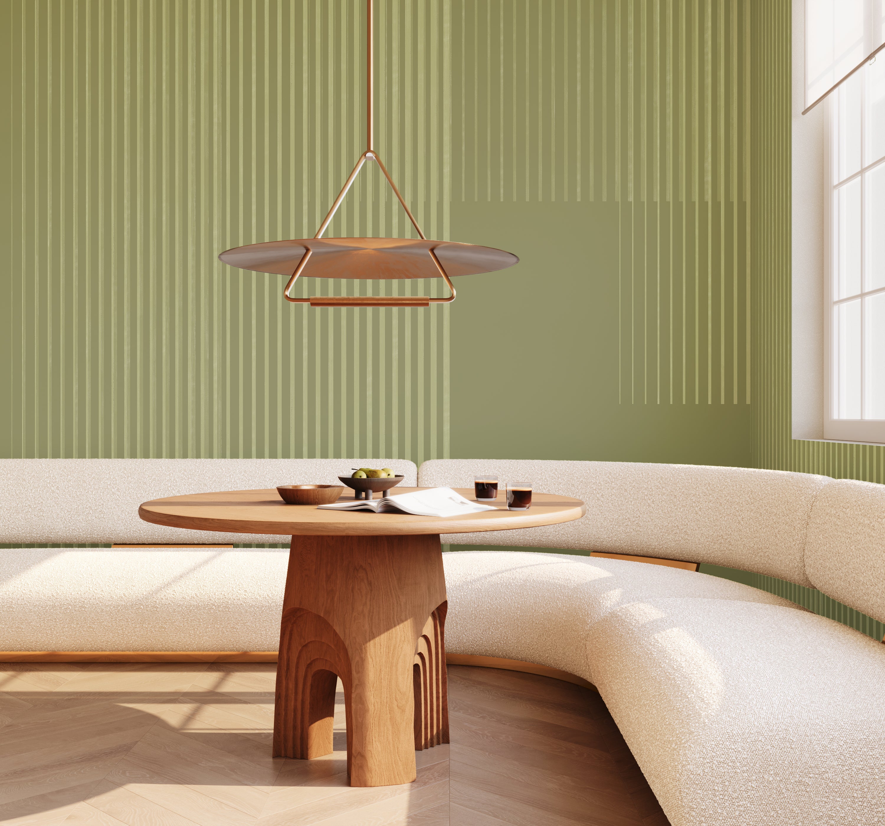 Seismic© Mural Wallpaper in Monsoon